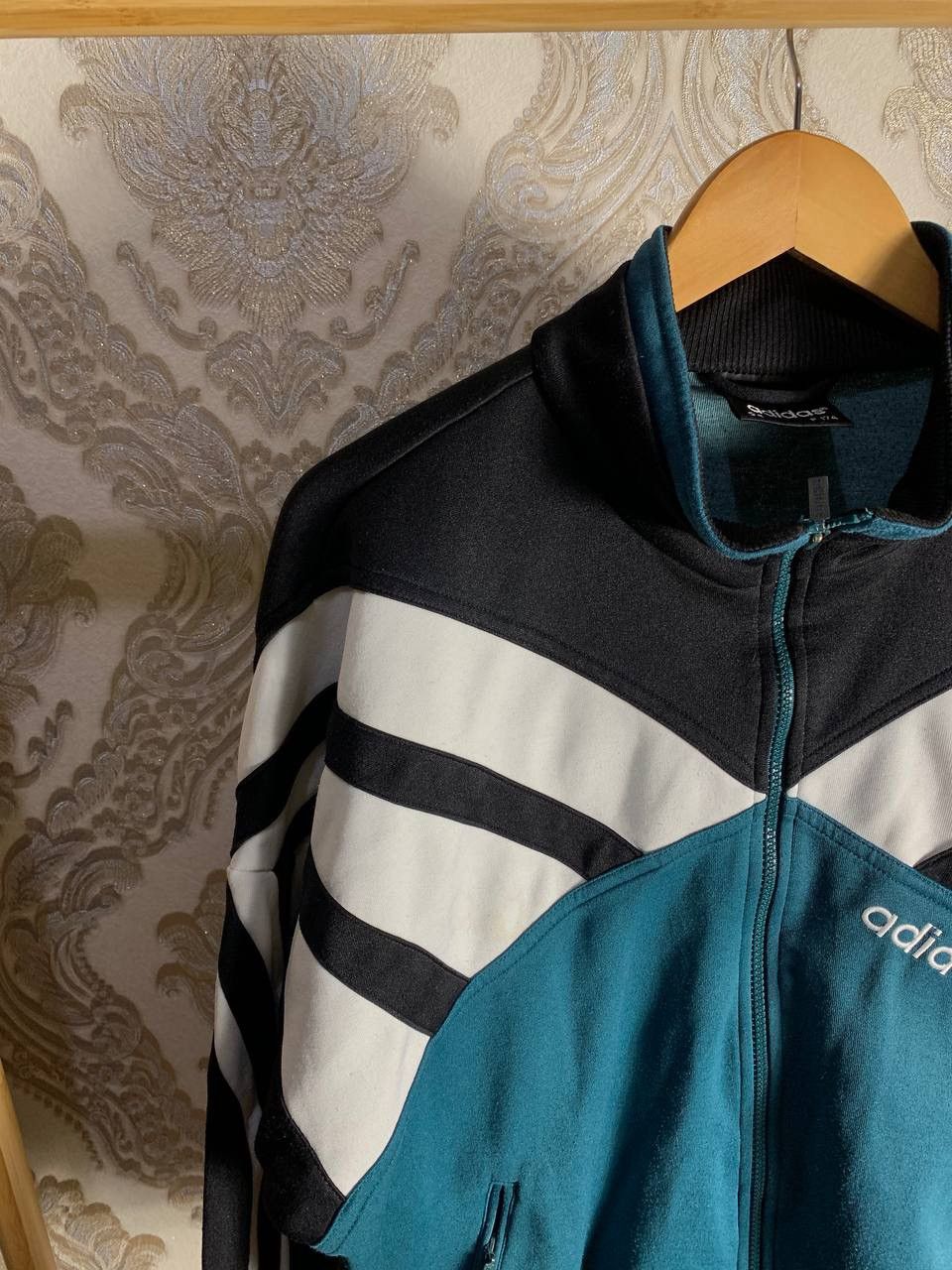 Adidas × Vintage VERY RARE ADIDAS TRACK FULL ZIP LIGHT JACKET RETRO Y2K 90s Size US M / EU 48-50 / 2 - 3 Thumbnail