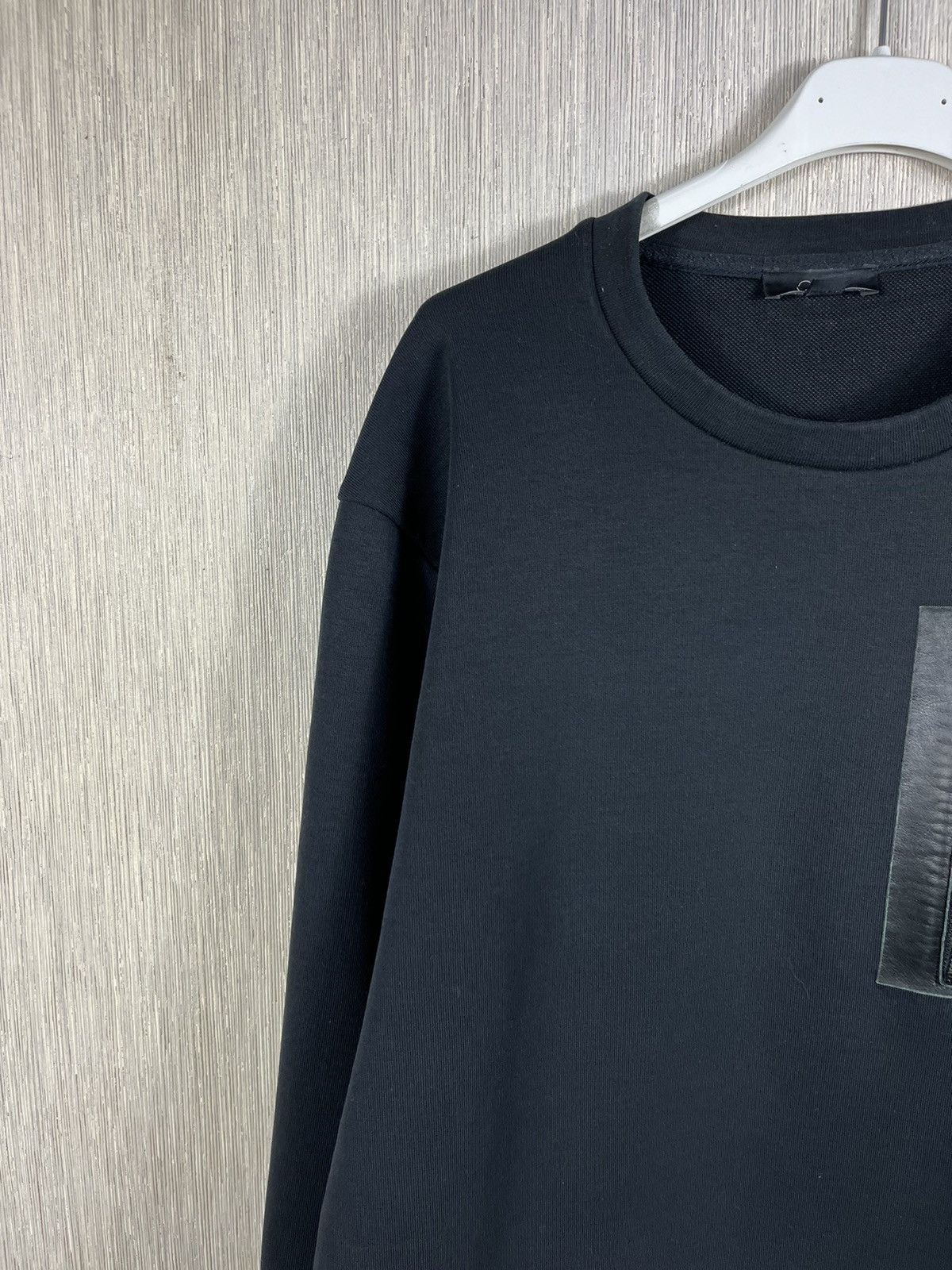 Cos × Designer COS leather patch pocket zip basic sweatshirt y2k crewneck Size US L / EU 52-54 / 3 - 5 Thumbnail