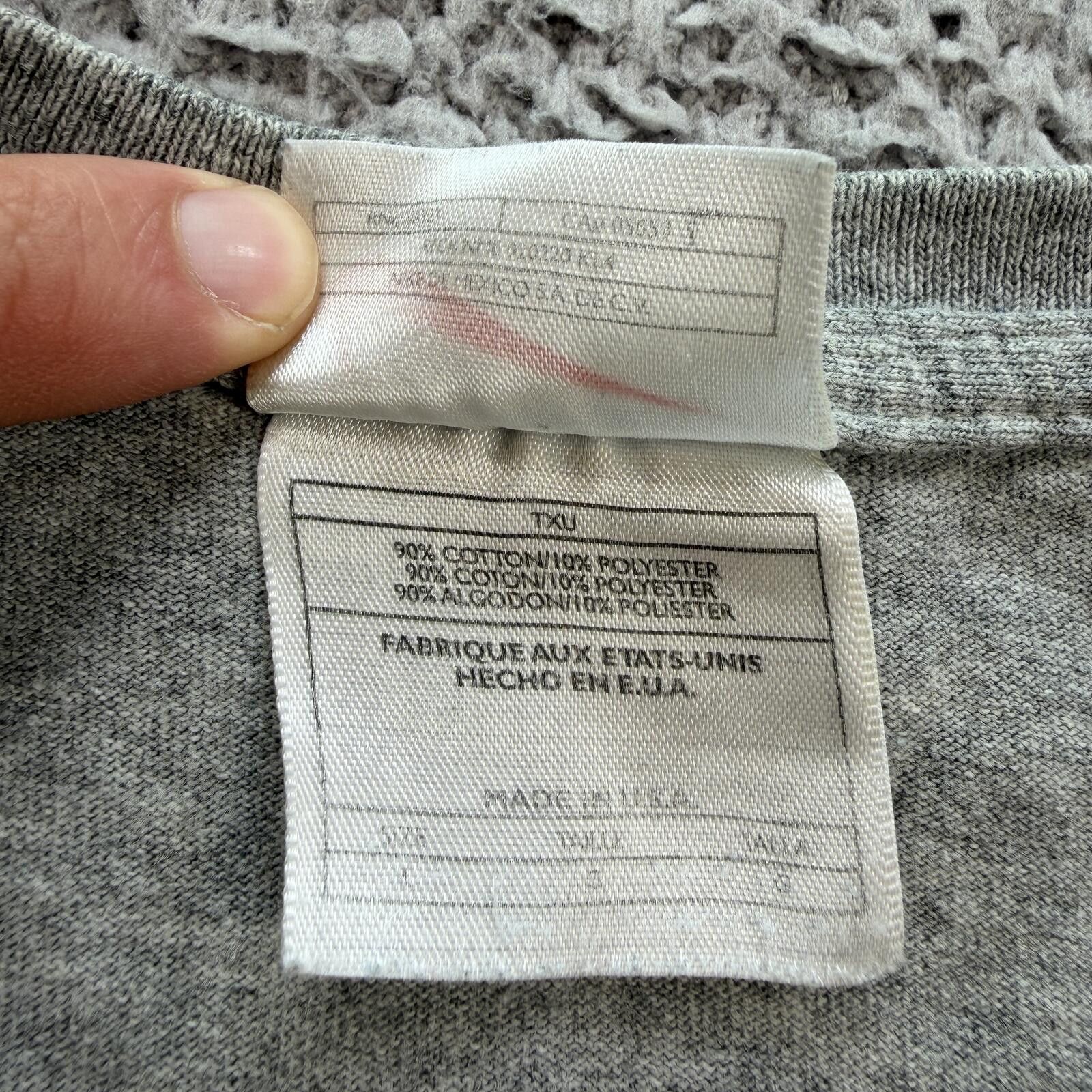 Nike Vintage Y2K Nike Center Logo T Shirt USA Grey Swoosh Tee L Size US L / EU 52-54 / 3 - 5 Thumbnail