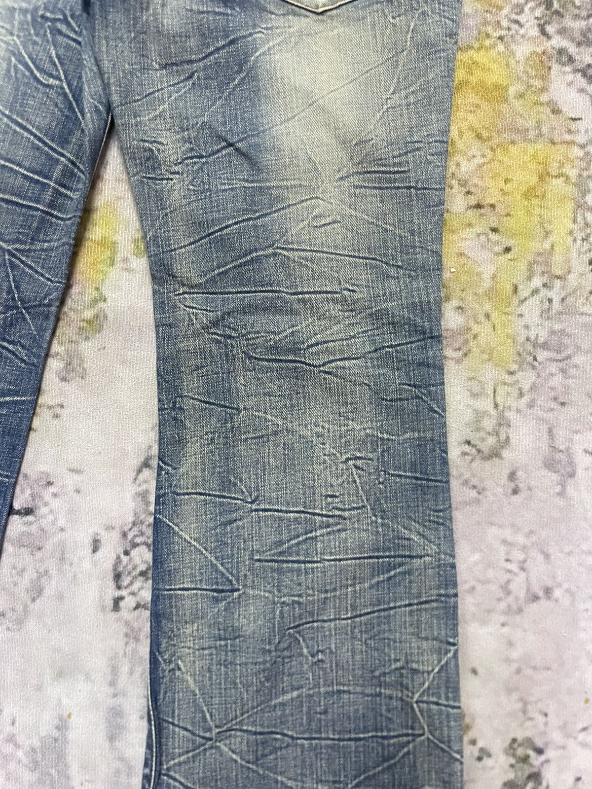 Other Flare Japanese Jeans Lightning Wash Real Vintage Size US 34 / EU 50 - 10 Thumbnail
