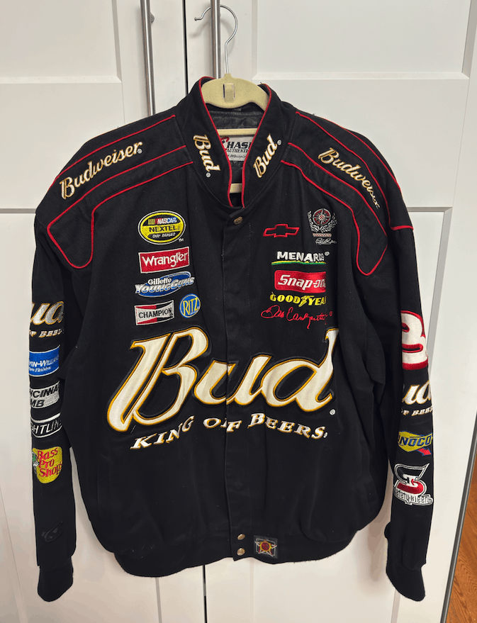 Vintage Vintage Budweiser Racing Jacket Size US XL / EU 56 / 4 - 1 Thumbnail