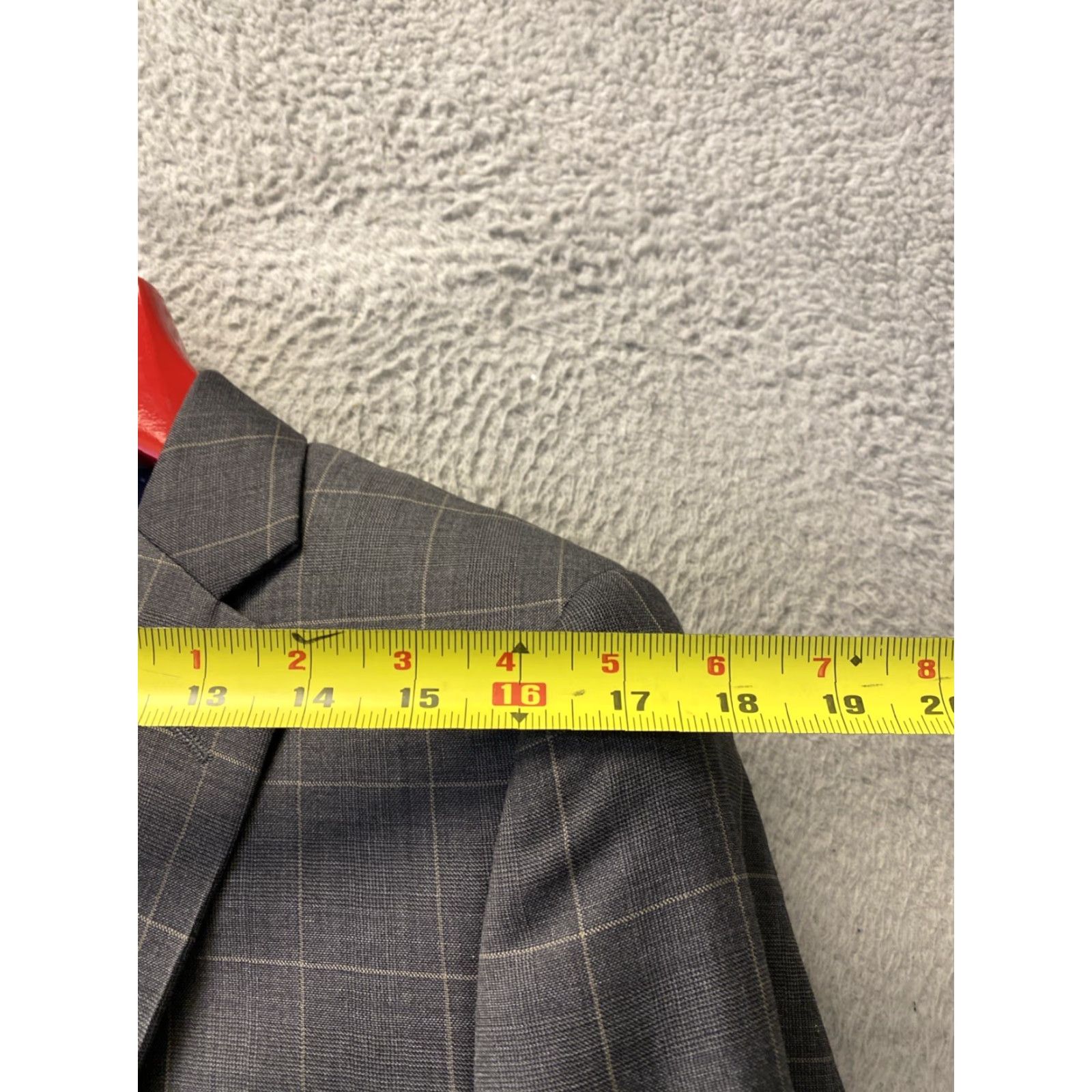 Vintage VINTAGE Combatant Gentlemen Blazer Jacket Glen Plaid Wool Size 34 Slim Brown Mens Size 34R - 6 Thumbnail