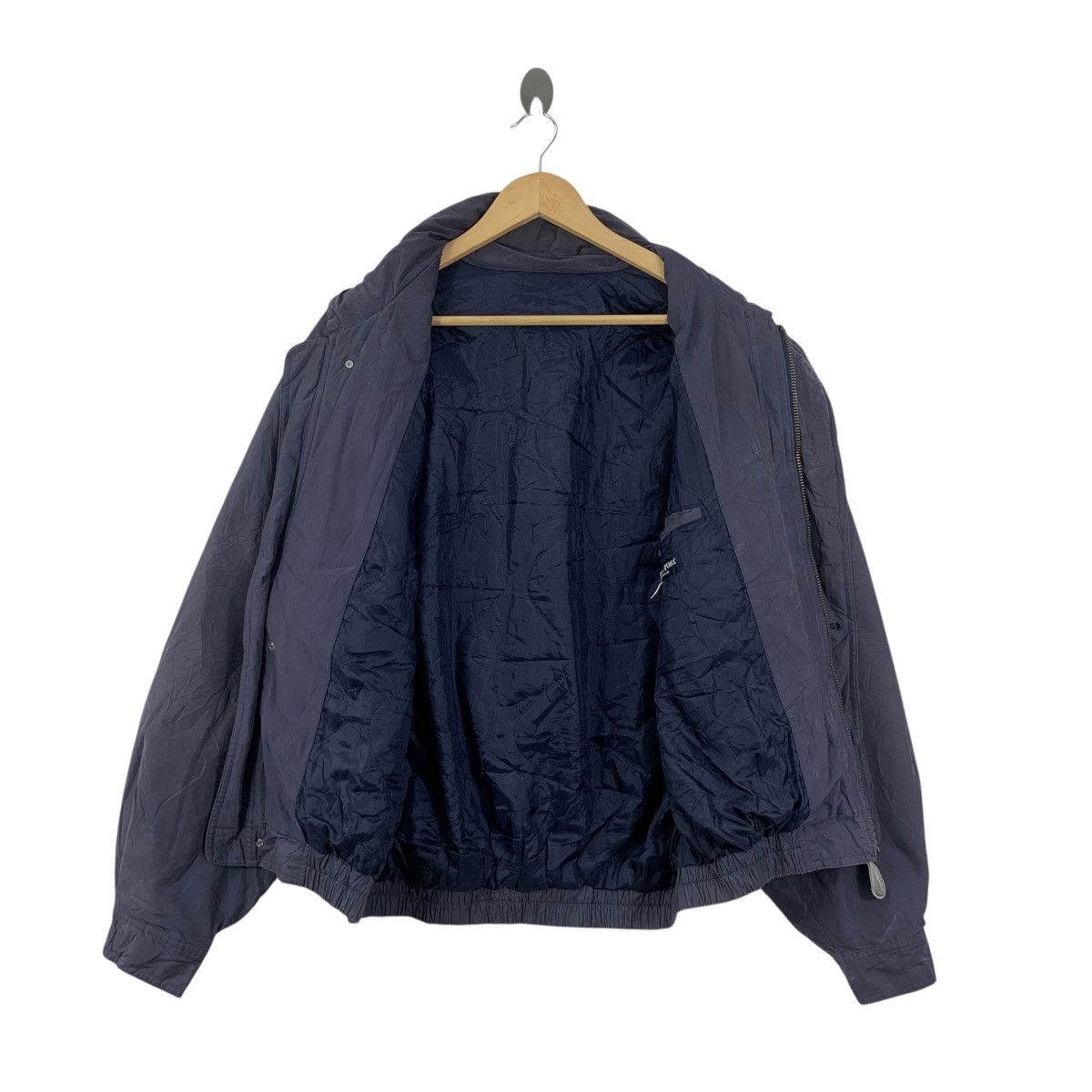 Hardy Amies Vintage HARDY AMIES LONDON Bulldog Bomber Jacket Puffer Size L / US 10 / IT 46 - 6 Thumbnail