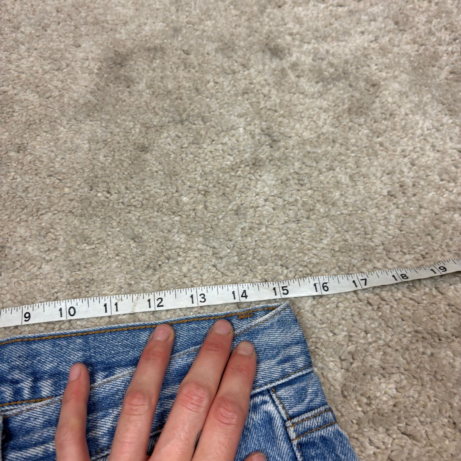 Levi's × Vintage Vintage 80s Levi's 501 Straight Leg Patch Jeans 32x32(30x29) Size US 30 / EU 46 - 7 Thumbnail