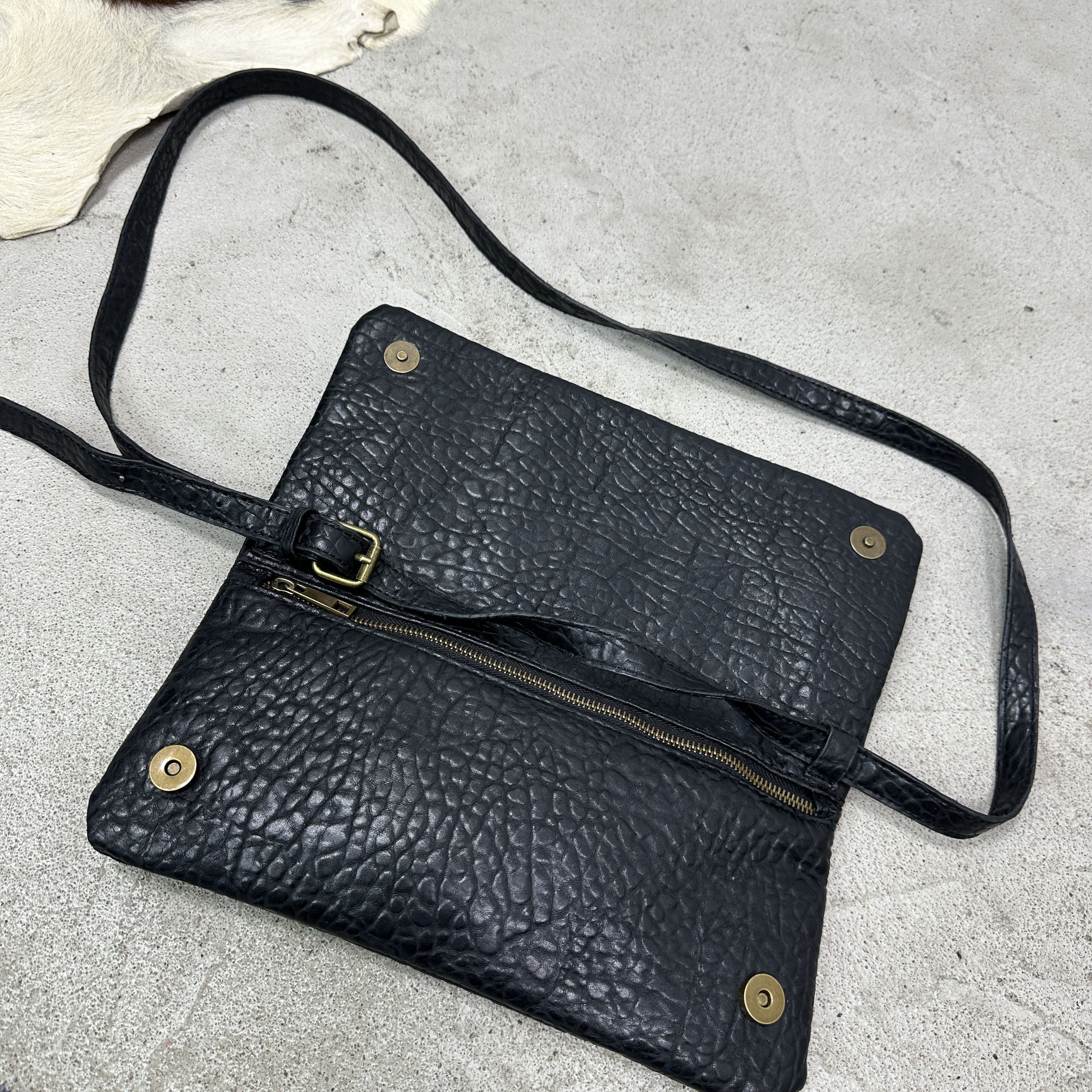 Vintage Vintage Avant Garde Studded Spikes Grunge Clutch Bag 00s Size ONE SIZE - 10 Thumbnail