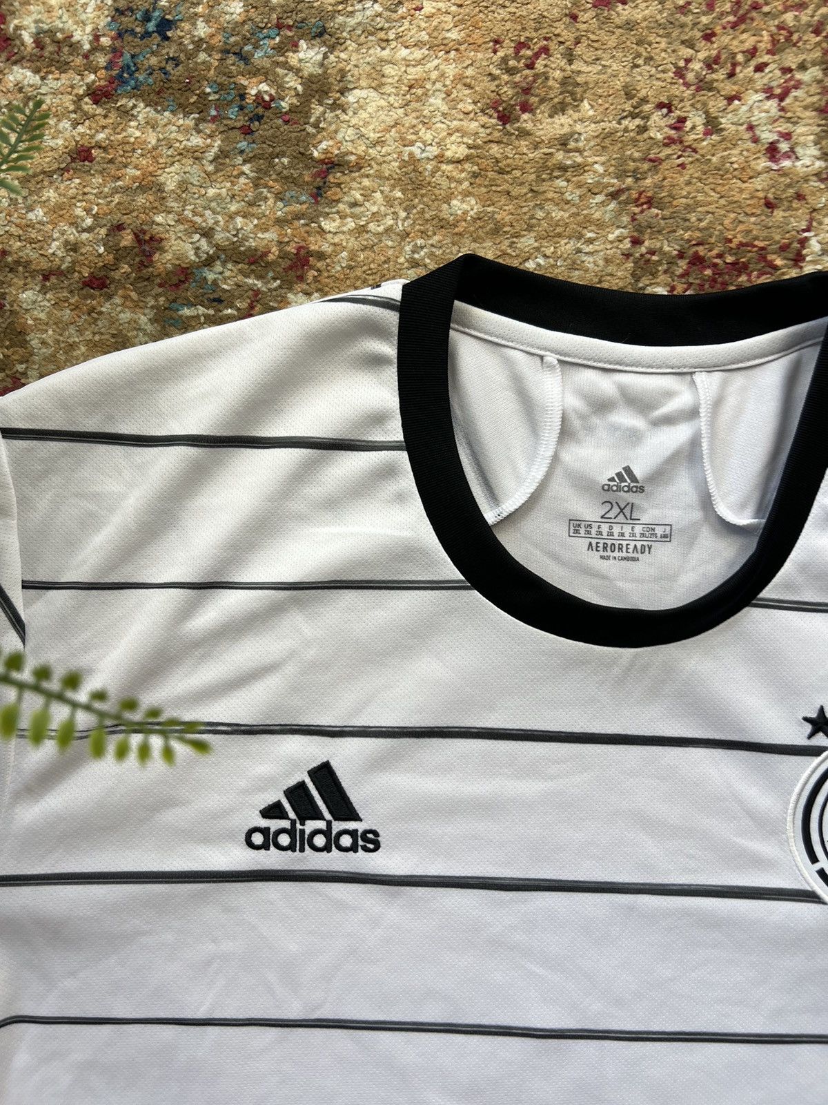 Adidas × Vintage ⚽️ 90’s ADIDAS RETRO AEROREADY GERMANY FOOTBALL Y2K TEE Size US XL / EU 56 / 4 - 2 Thumbnail