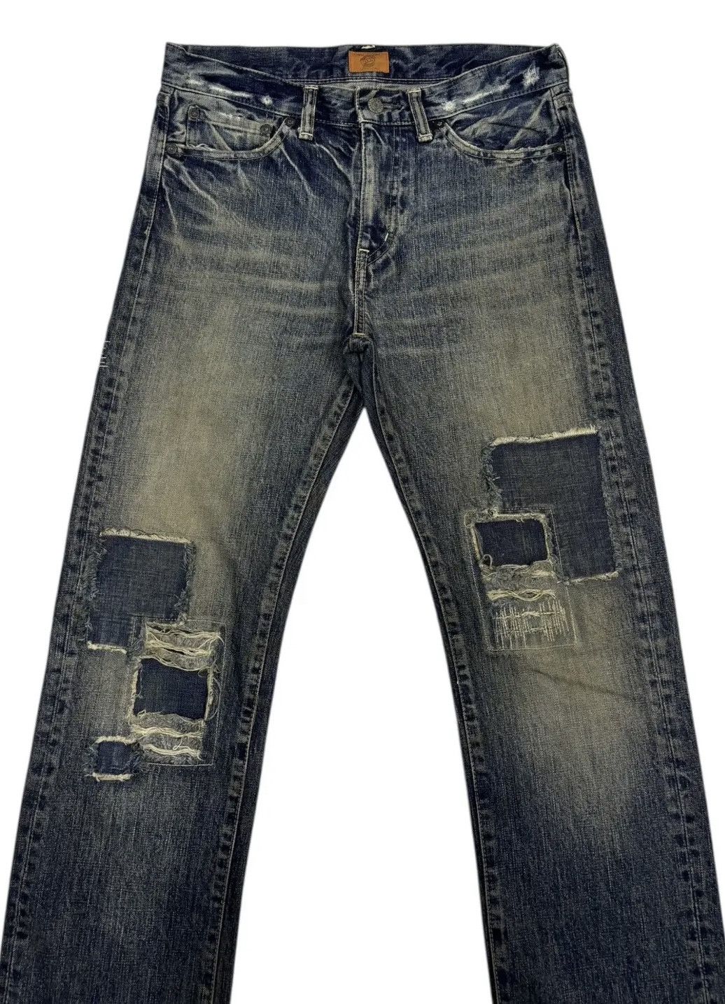 Kapital Kountry Vintage Boro Patchwork Jeans OMNIGOD Denim Kapital Design Size US 30 / EU 46 - 5 Thumbnail