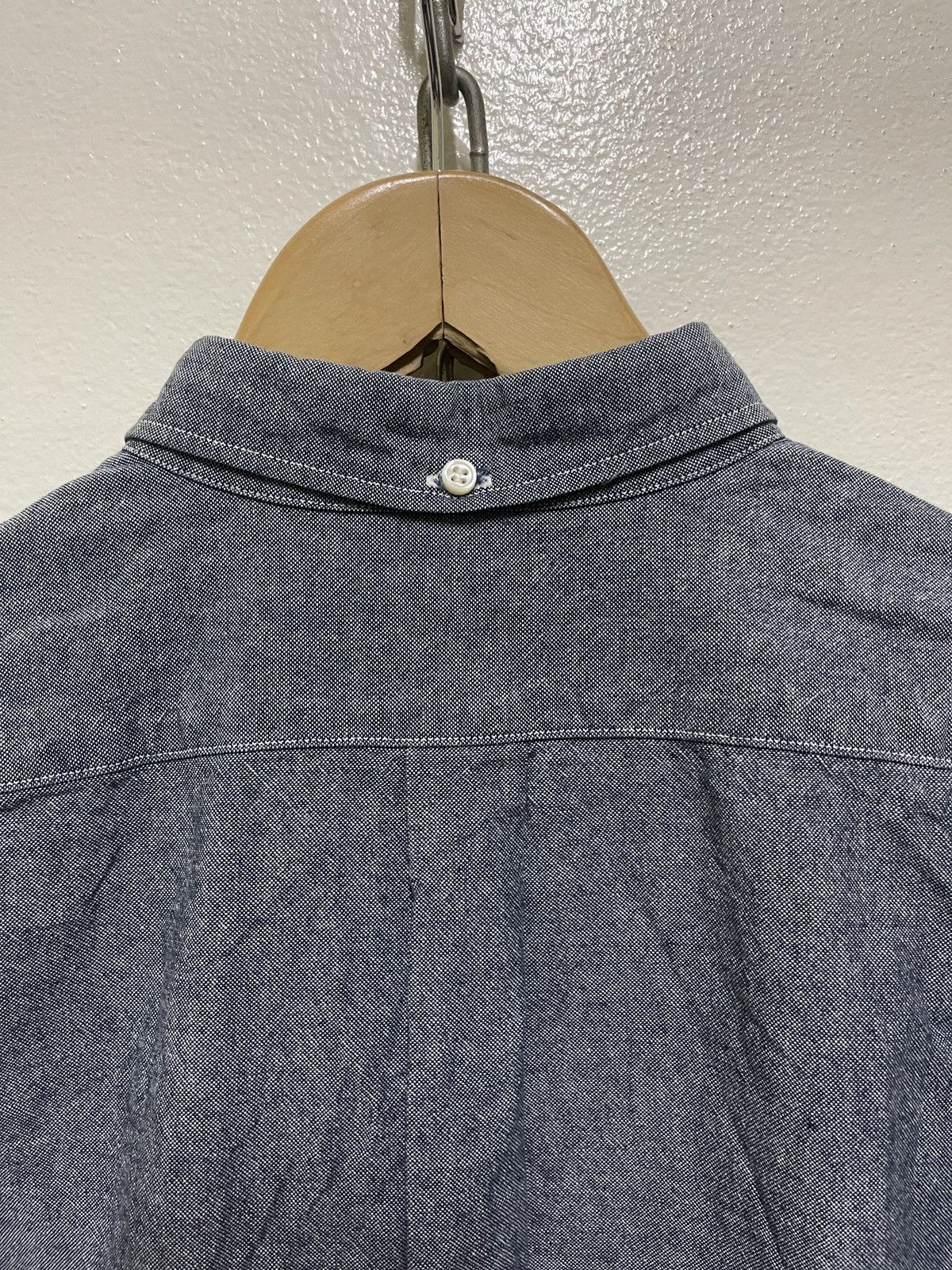Japanese Brand Warehouse Casual Button Down Chambray Shirt 40 Size US M / EU 48-50 / 2 - 12 Thumbnail