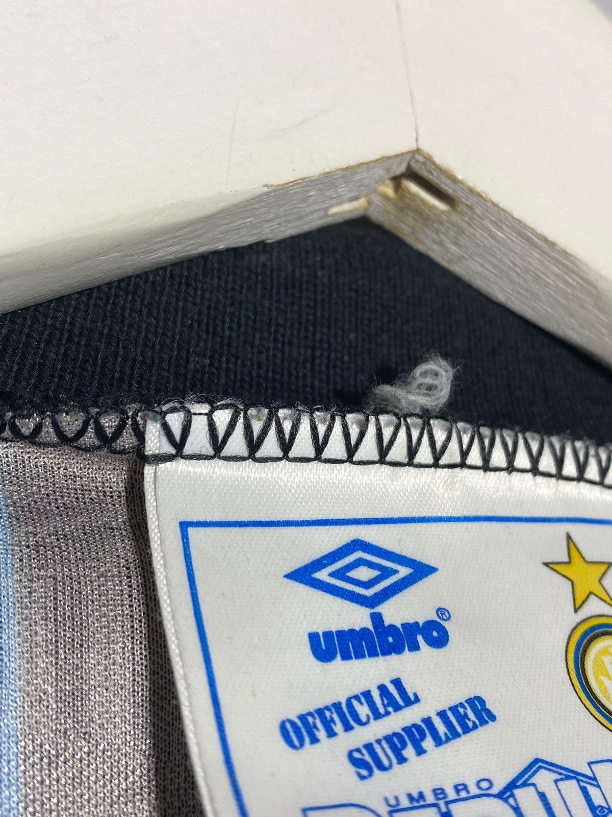 Umbro 🔥 INTER MILAN 1991/92 UMBRO FITGAR JERSEY Y2K ZLATAN CORE Size US XL / EU 56 / 4 - 21 Thumbnail