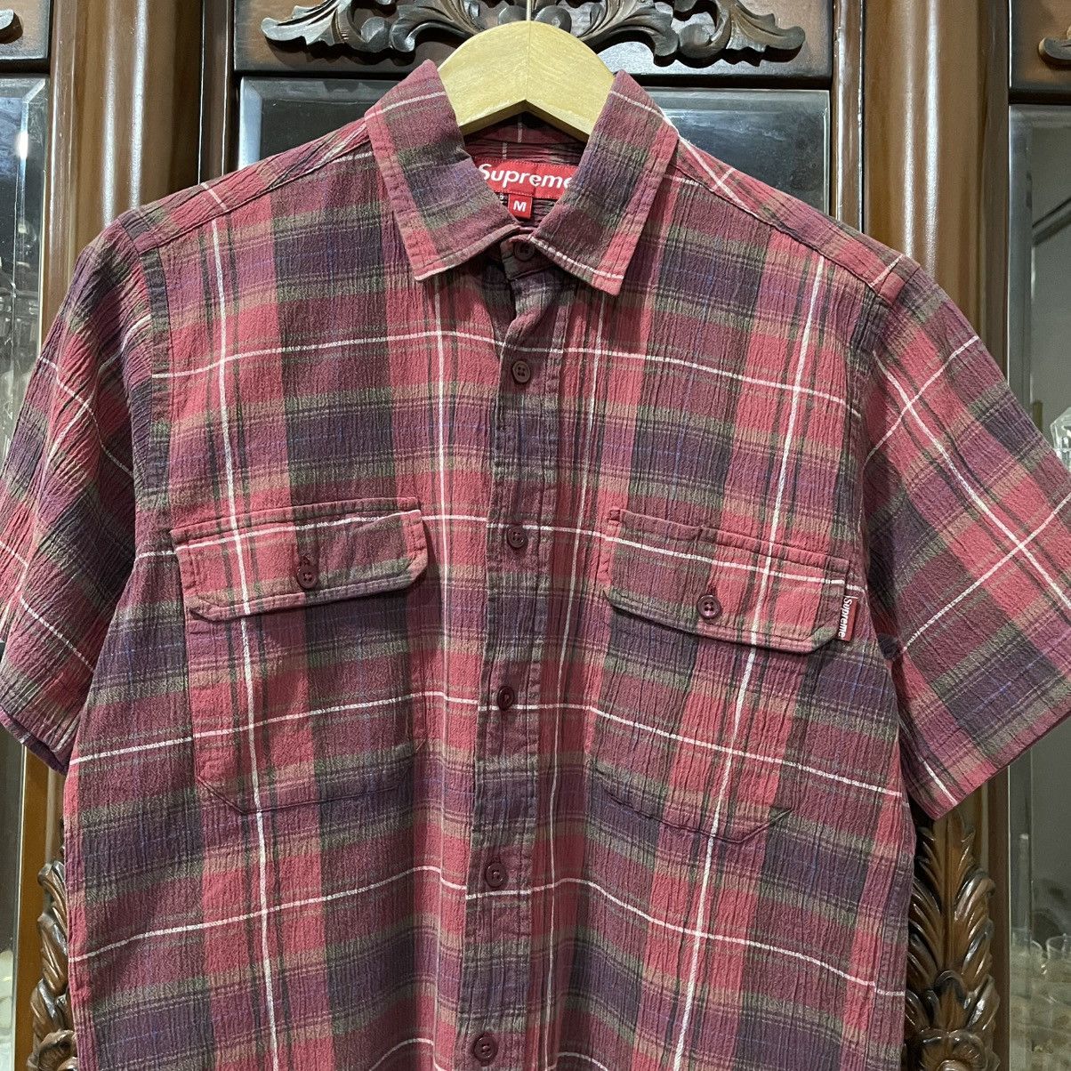 Supreme Vintage supreme plaid button shirt Size US M / EU 48-50 / 2 - 2 Thumbnail