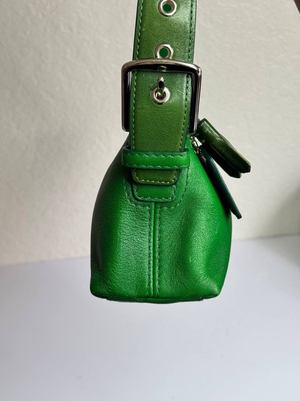 Coach Y2K Coach Hampton Mini Demi Baguette Shoulder Kelly Green Size ONE SIZE - 10 Thumbnail