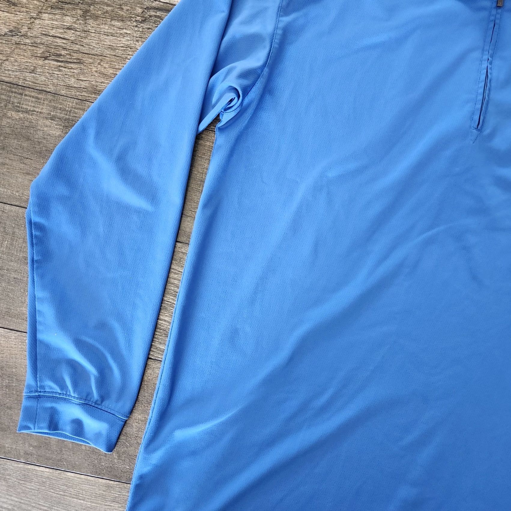 Nike VINTAGE Nike Tiger Woods 1/4 Zip Pullover Mens Large Blue Collared Performance Size US L / EU 52-54 / 3 - 5 Thumbnail
