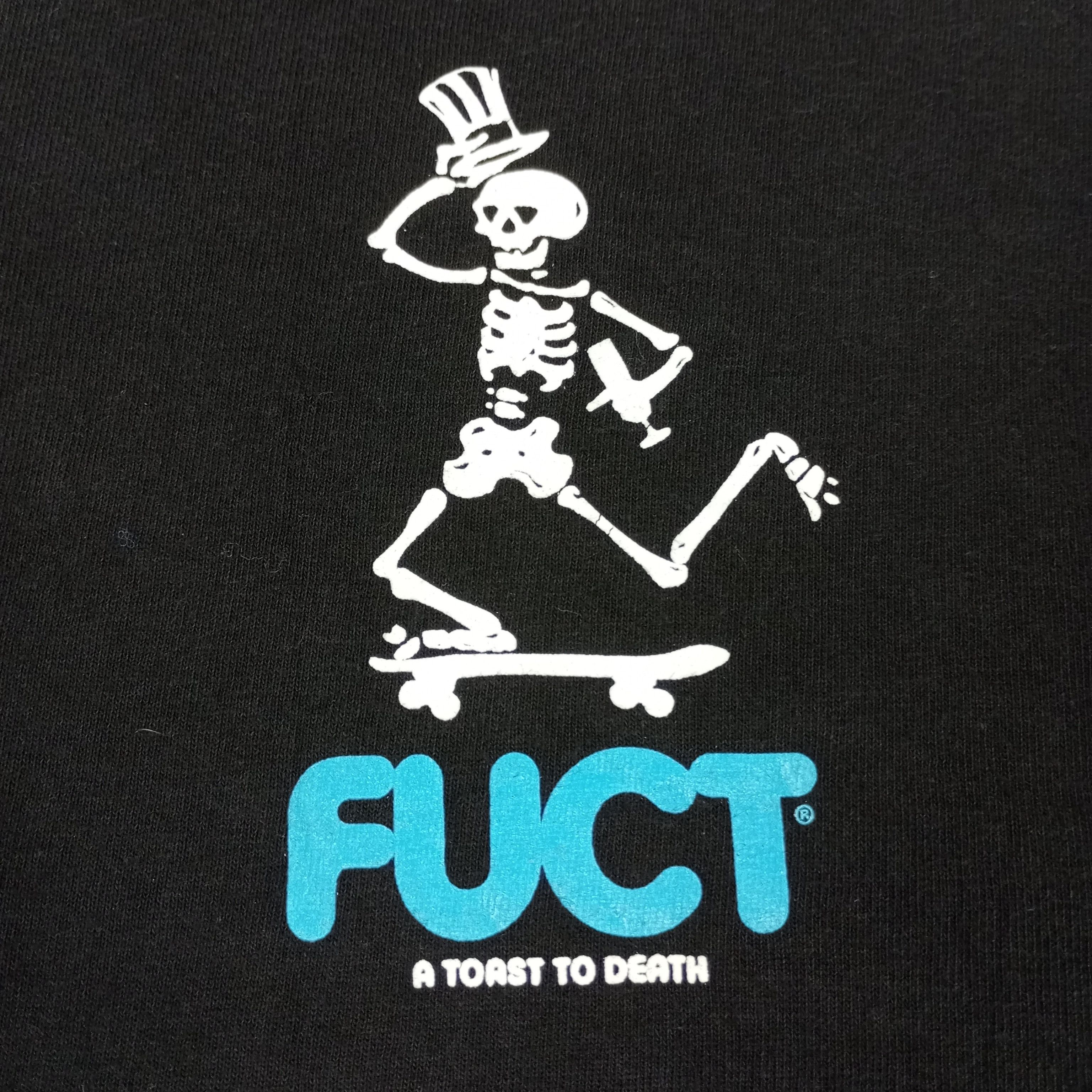 FUCT × Vintage Fuct Skulls Skater Skateboard Design Tshirt Size US M / EU 48-50 / 2 - 4 Thumbnail