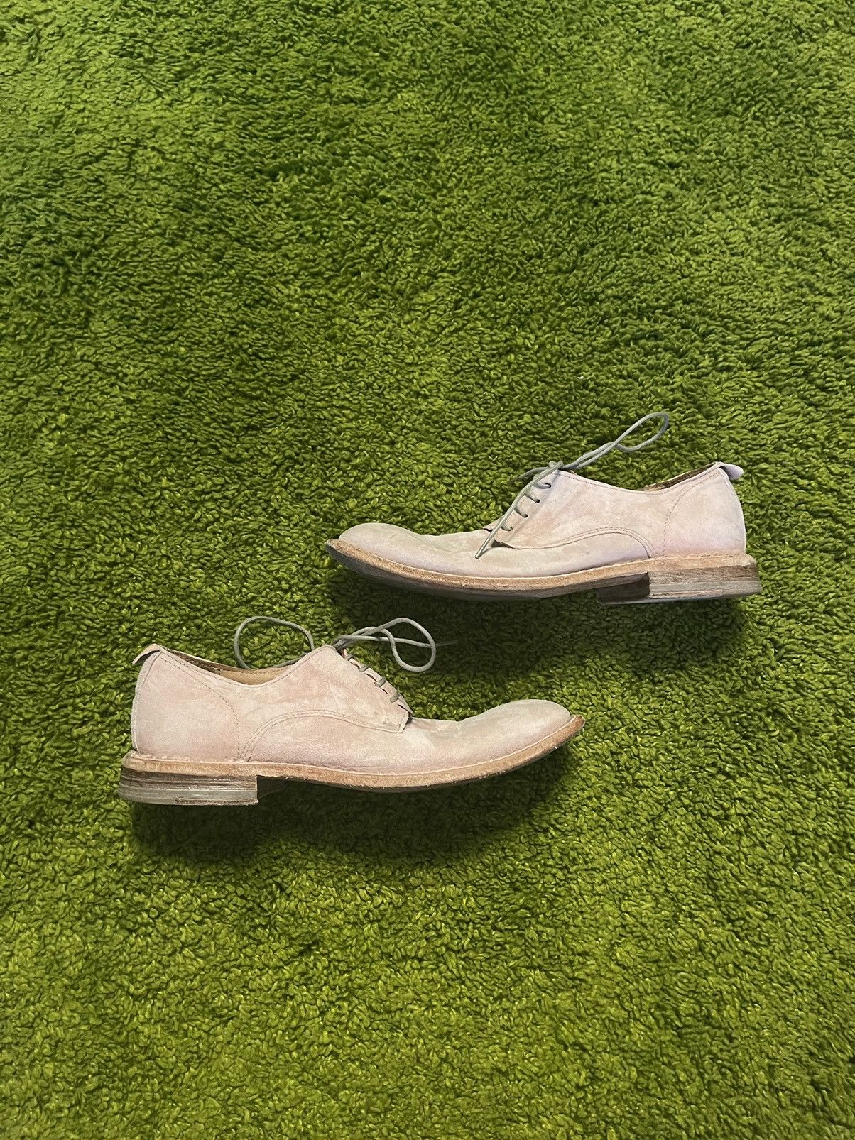 Designer × MoMA Moma avant garde suede derby shoes Size US 6 / IT 36 - 2 Thumbnail