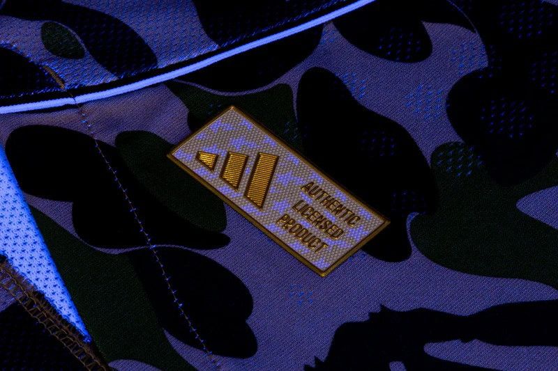 Bape Bape Adidas Jersey Size ONE SIZE - 5 Thumbnail