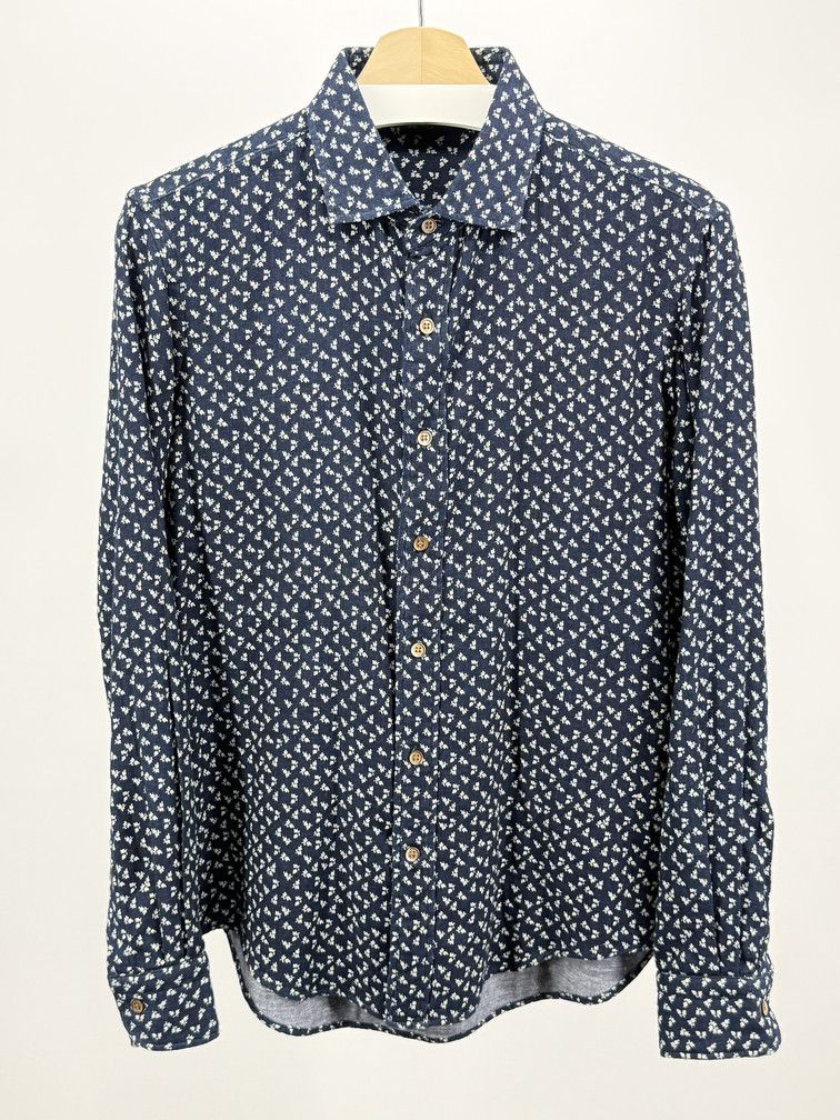 45rpm Indigo Gauze Floral Shirt Size US M / EU 48-50 / 2 - 1 Thumbnail