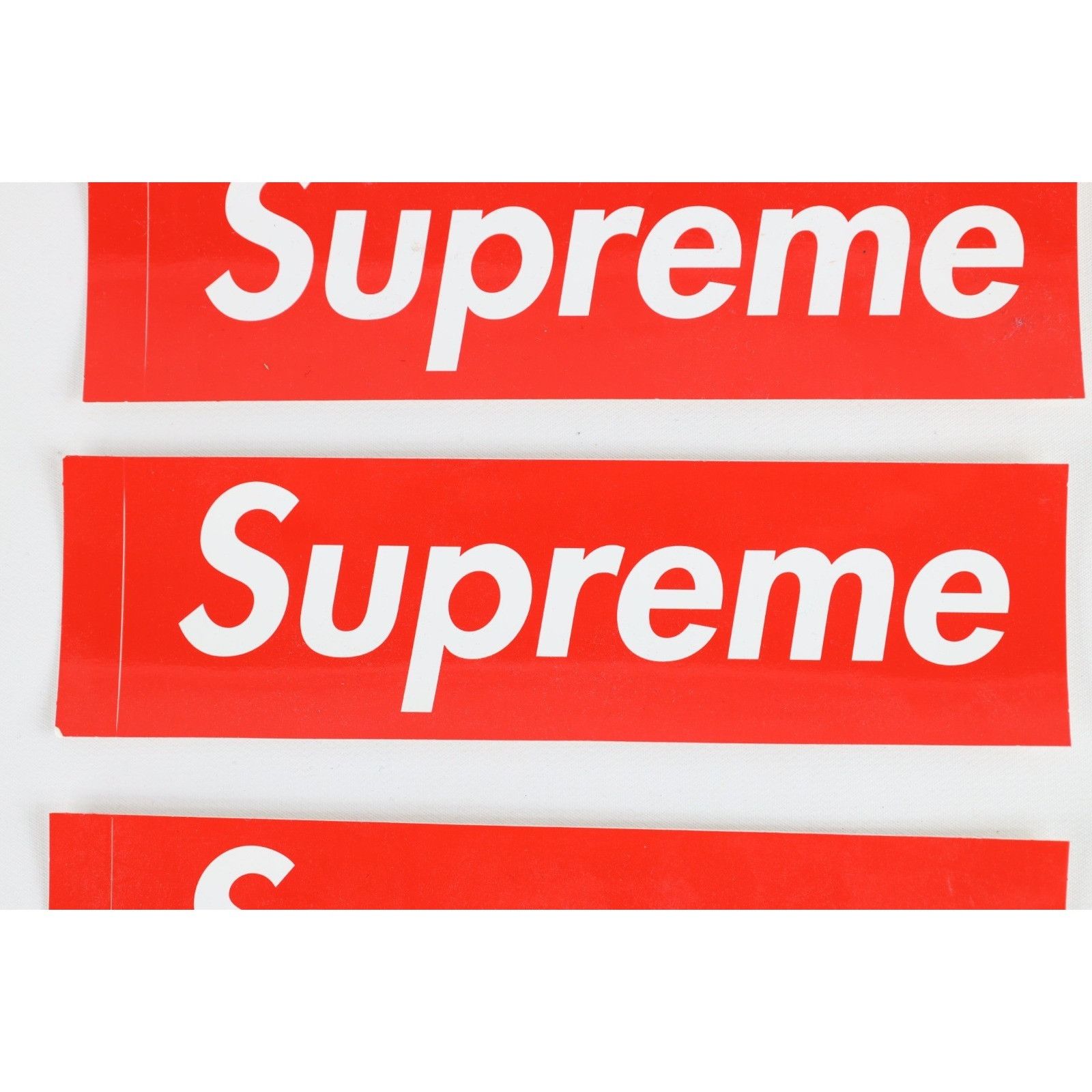 Supreme New Authentic Lot of 3 Supreme Box Logo Bumper Stickers Size ONE SIZE - 3 Thumbnail