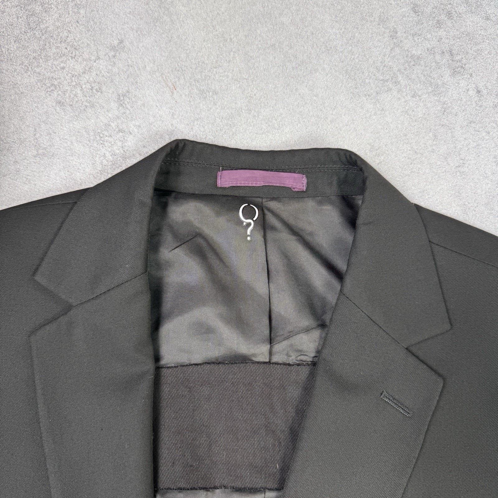 Vintage Oblivious? Recycled Croped Blazer Jacket Women Black Size ONE SIZE - 10 Thumbnail