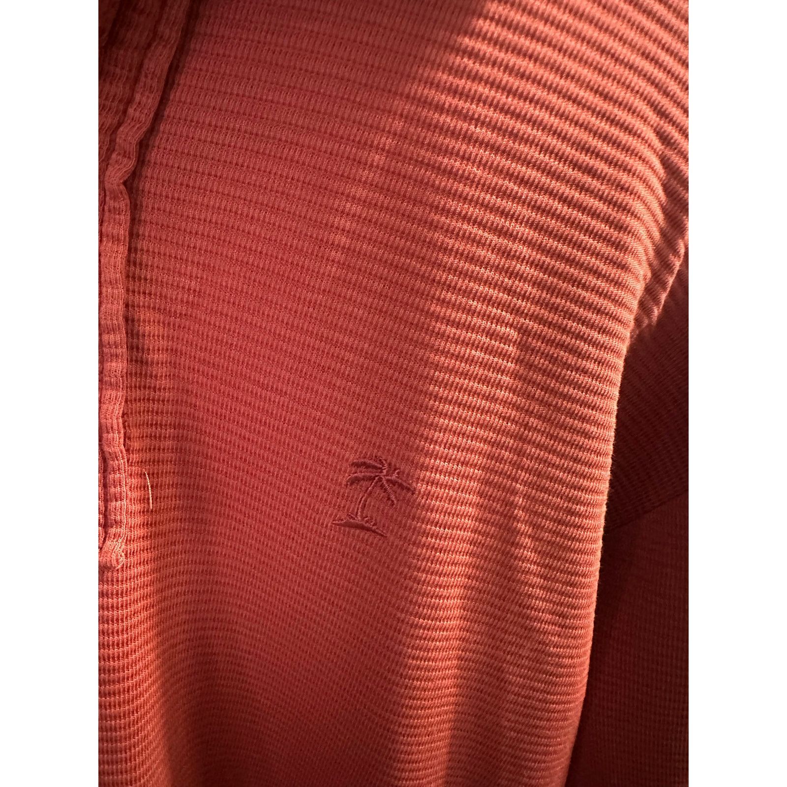 Tommy Bahama Tommy Bahama Orange Men's Long Sleeve Polo Shirt Size US L / EU 52-54 / 3 - 2 Thumbnail