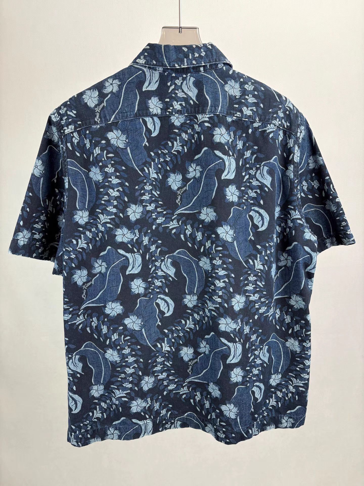 Louis Vuitton LV LOUIS VUITTON Leaf Denim Short Sleeve Shirt K1 Size US XXL / EU 58 / 5 - 2 Thumbnail