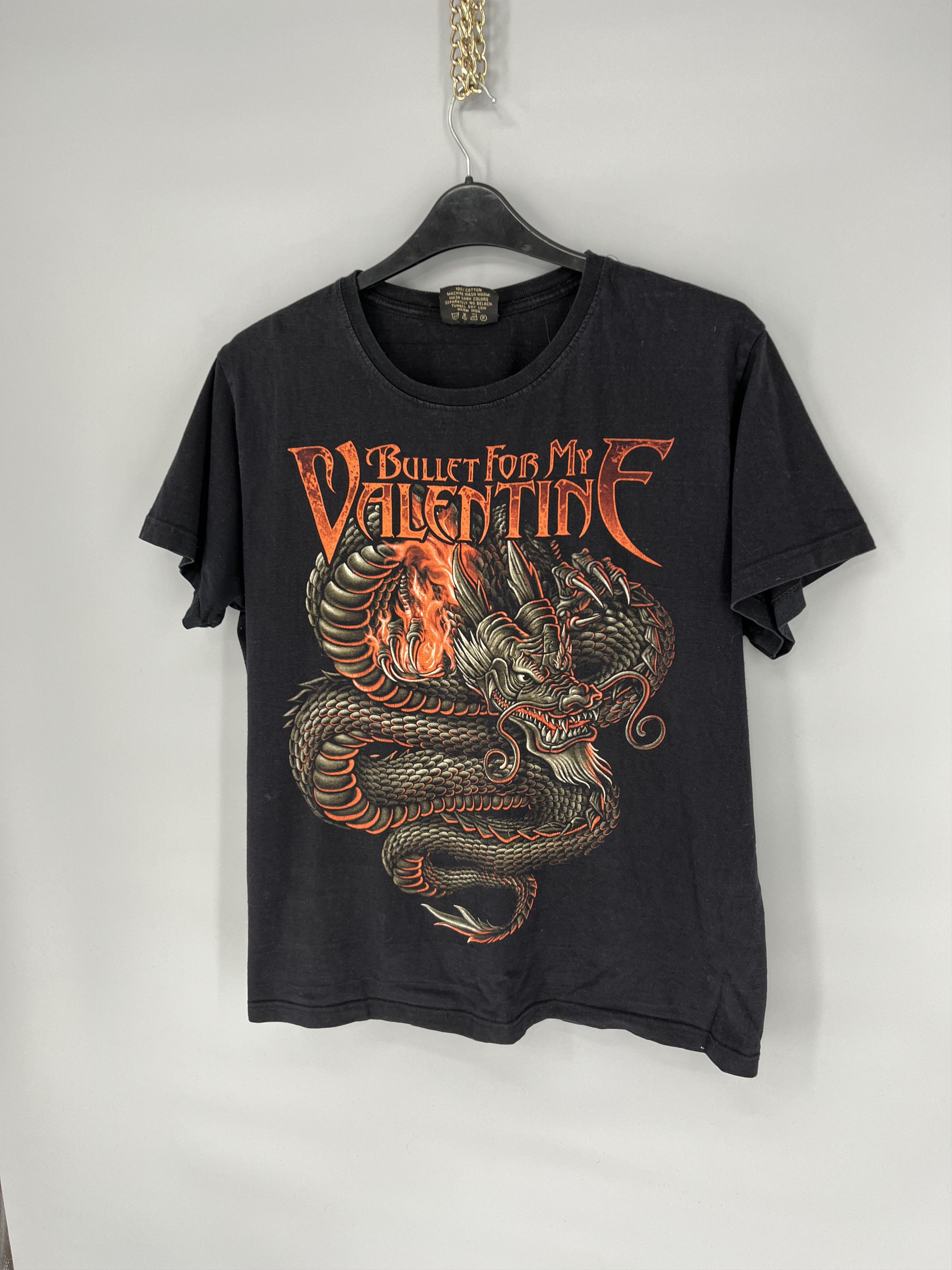 Band Tees Vintage Y2K Bullet For My Valentine Dragon Tee Band Rock tee Size US L / EU 52-54 / 3 - 4 Thumbnail