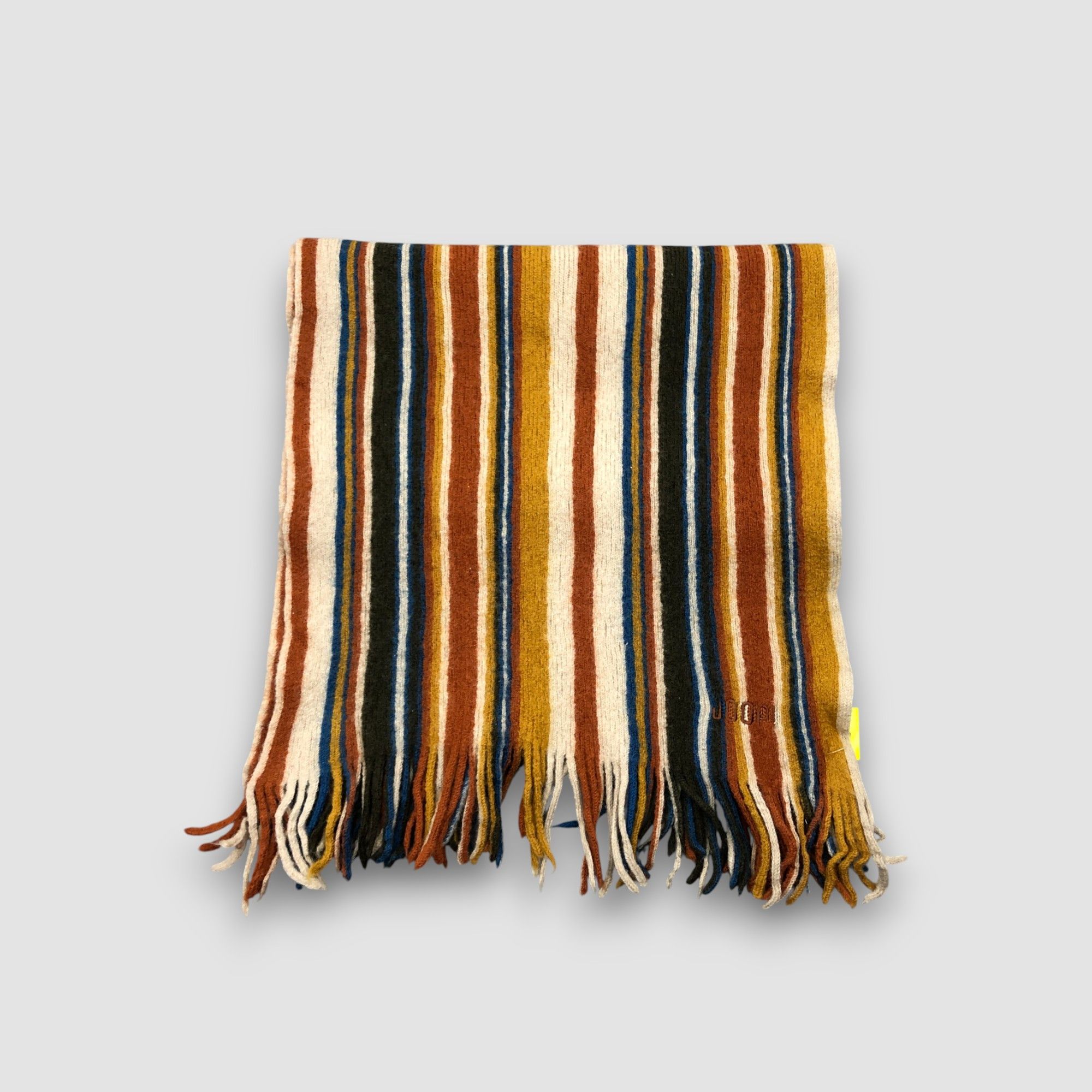 Japanese Brand Vintage Joop! Scarf Muffler Knit Wool Ribbed Knit Scarves Size ONE SIZE - 2 Thumbnail
