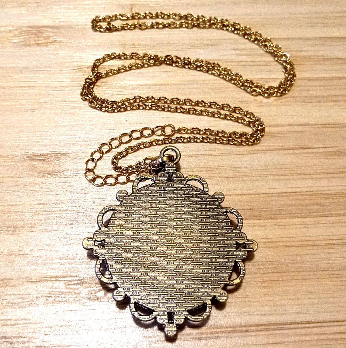 Hysteric Glamour × Vintage Stunning Goth Flower Natural Plant Gold Necklace Unique RARE Size ONE SIZE - 3 Thumbnail