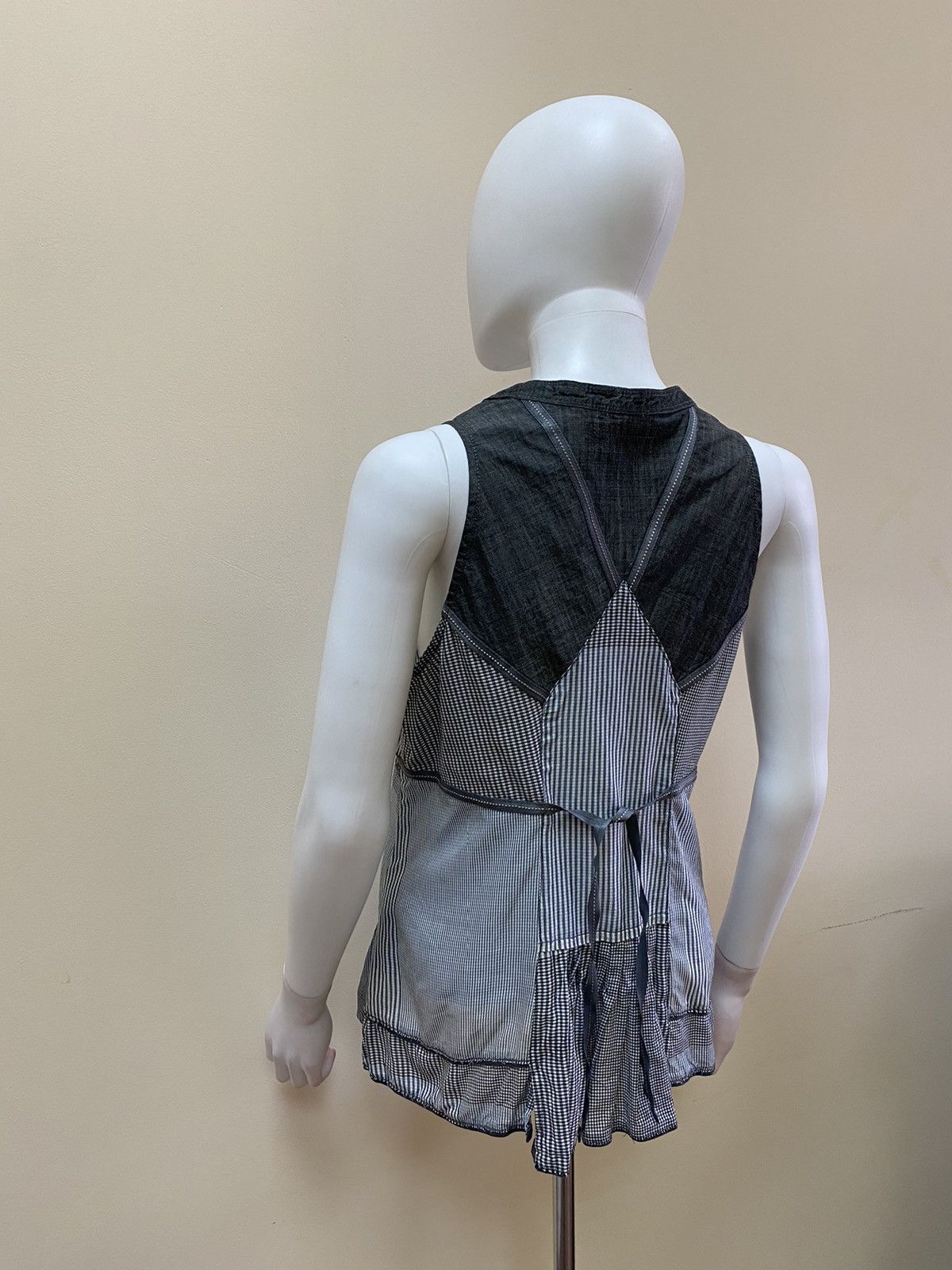 Marithe + Francois Girbaud Le Jean De Marithe Francois Girbaud Button Up Vest Size 44 Size M / US 6-8 / IT 42-44 - 9 Thumbnail