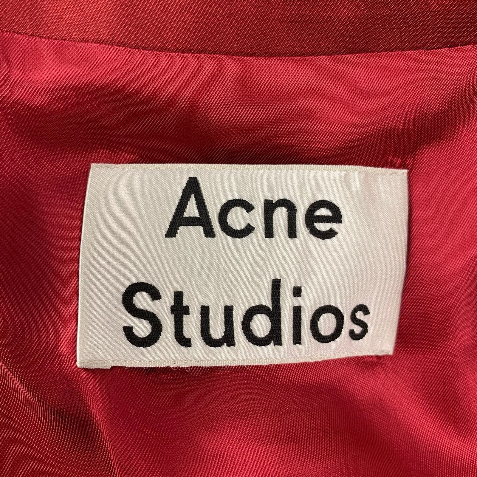 Acne Studios ACNE STUDIOS Size 0 Burgundy Viscose Blend Jacket Blazer Size XS / US 0-2 / IT 36-38 - 6 Thumbnail