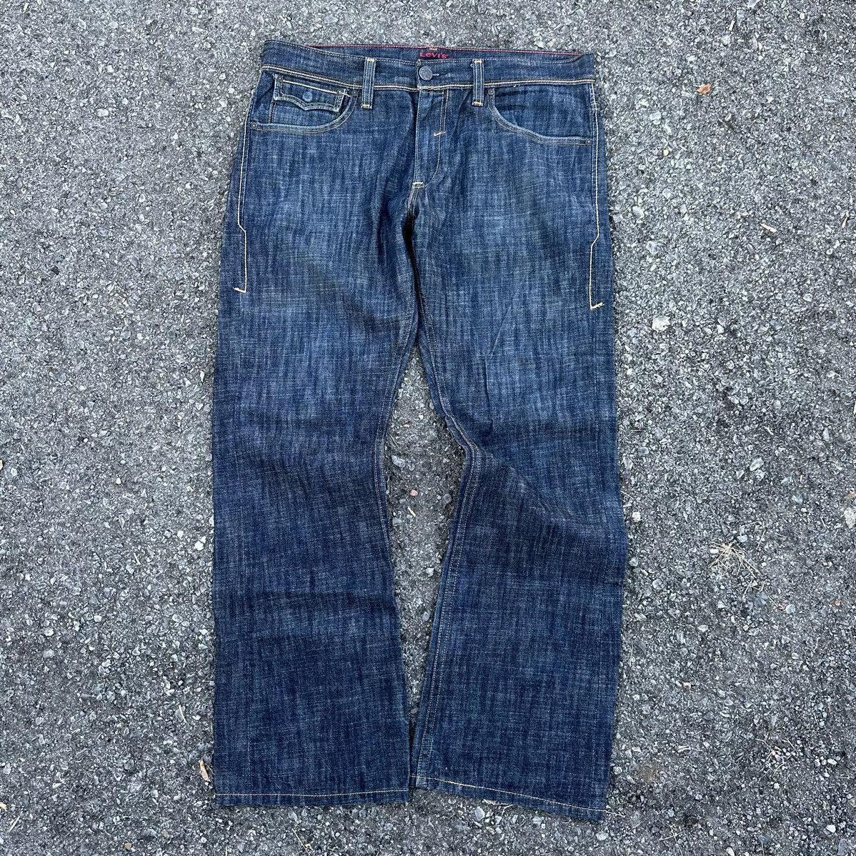 image of Avant Garde x Levis Vintage Levi’S Red Archival Selvage Wide Leg Baggy Jeans in Denim (Size 36)