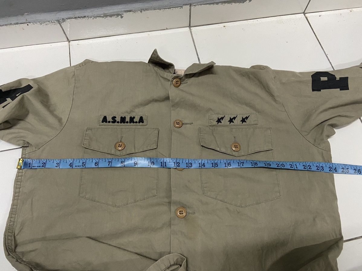 Bape BAPE A BATHING APE ASNKA MILITARY STYLE BUTTON UP Size US M / EU 48-50 / 2 - 15 Thumbnail