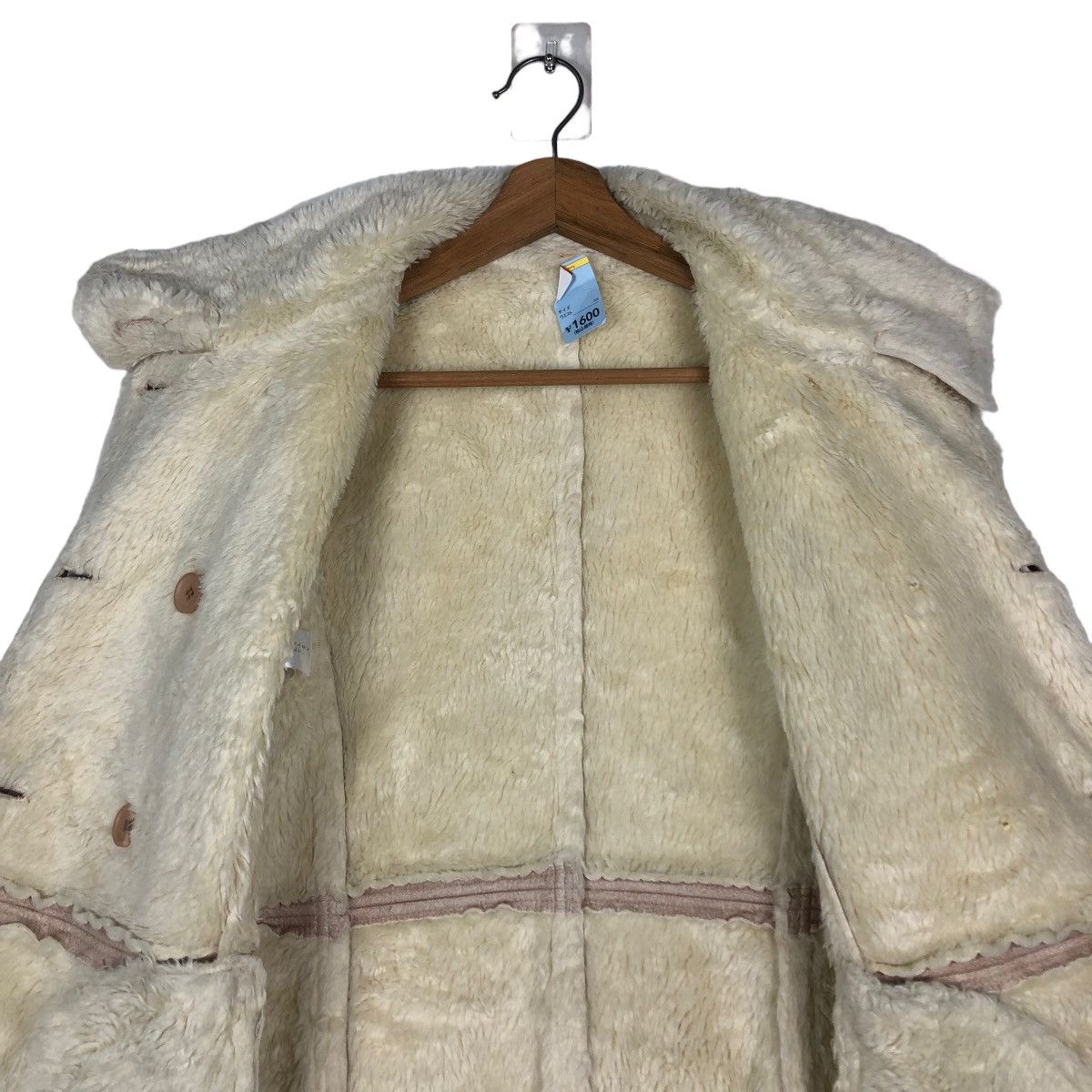 Calvin Klein 🔥Vintage Shearling Mink Fur Biker Jacket Calvin Klein Size US M / EU 48-50 / 2 - 14 Thumbnail