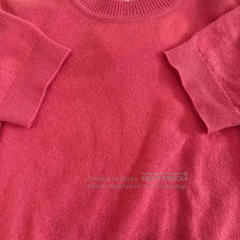 Hermes Hermes Women's Crewneck Knit Short Sleeve Sweater Size XXS / US 00 / IT 34 - 6 Thumbnail
