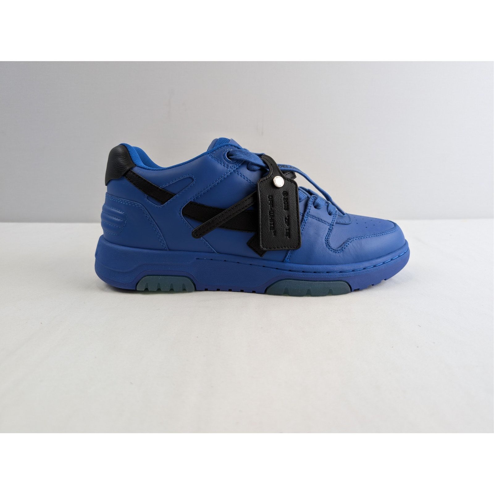Off-White o1rshd1 Out of Office Calf Leather sneakers in Blue/Black Size US 12 / EU 45 - 4 Thumbnail