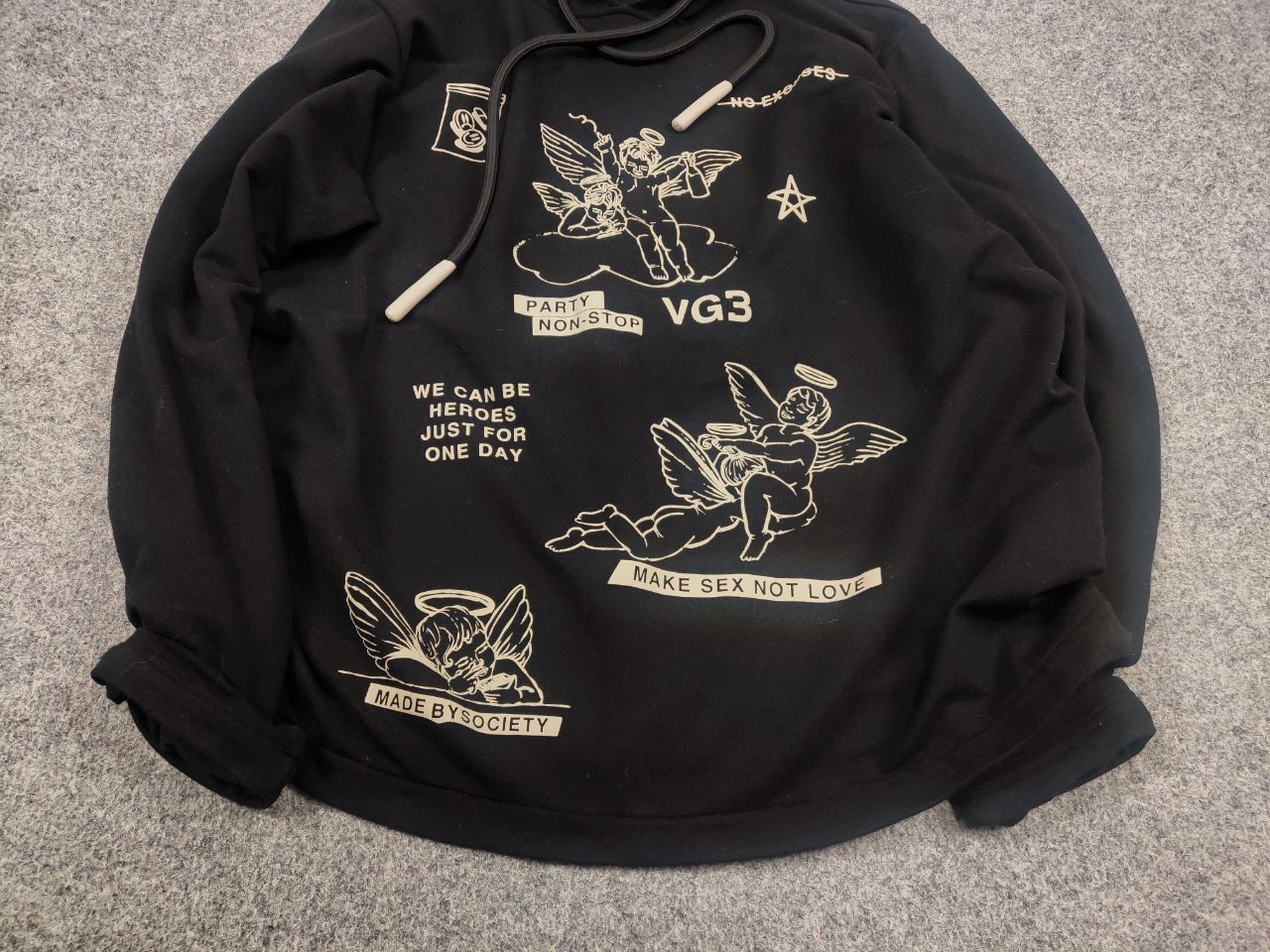 Japanese Brand × Vagabond Vagabond Studio Design Art Logo Make Sex Oversized Hoodie Size US M / EU 48-50 / 2 - 6 Thumbnail