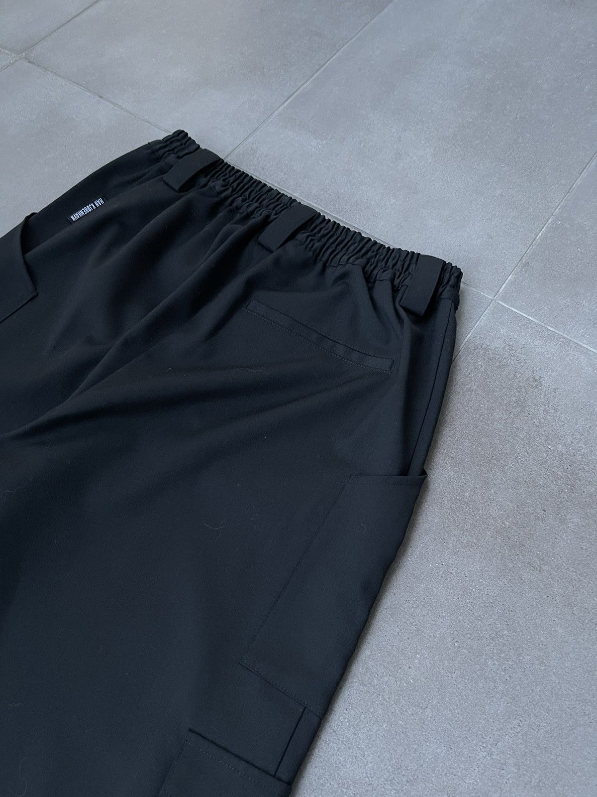 Han Kjobenhavn !DS! SS22 Han Kjobenhavn Cargo Black Wool Track Pants Size US 30 / EU 46 - 10 Thumbnail