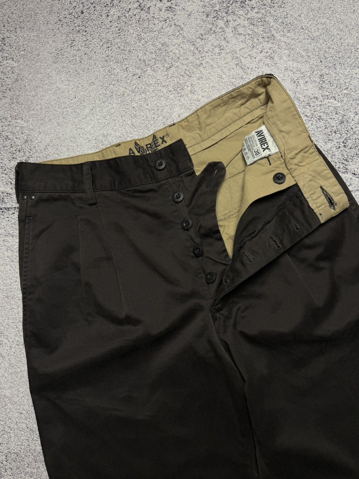 Avirex Vintage Avirex Pants Rare Aviation Chino USA Military Style Size US 30 / EU 46 - 15 Thumbnail