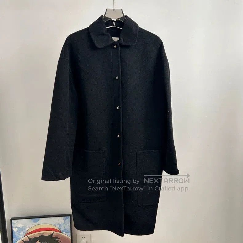 Hermes Hermes Black Cashmere Lapel Coat Size 34. Size US S / EU 44-46 / 1 - 1 Thumbnail