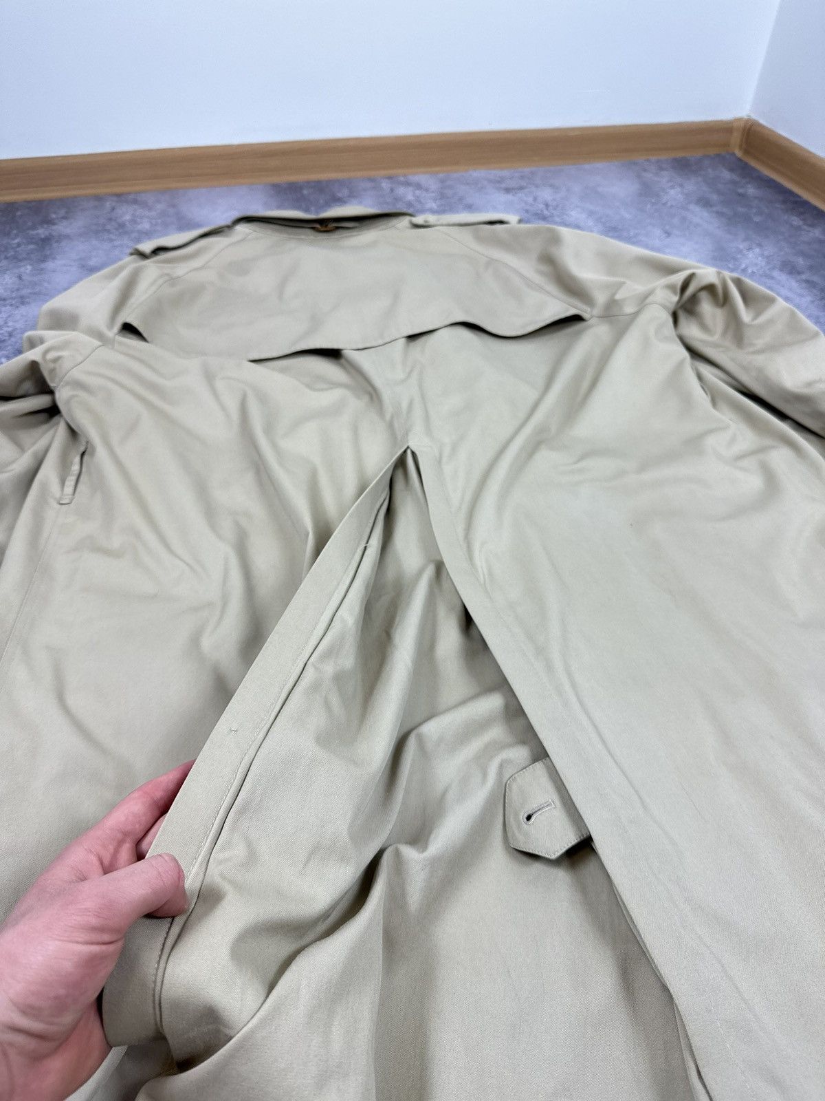 DAKS Vintage Daks London Luxury Nova Check Designer Trench Coat Size US XL / EU 56 / 4 - 20 Thumbnail