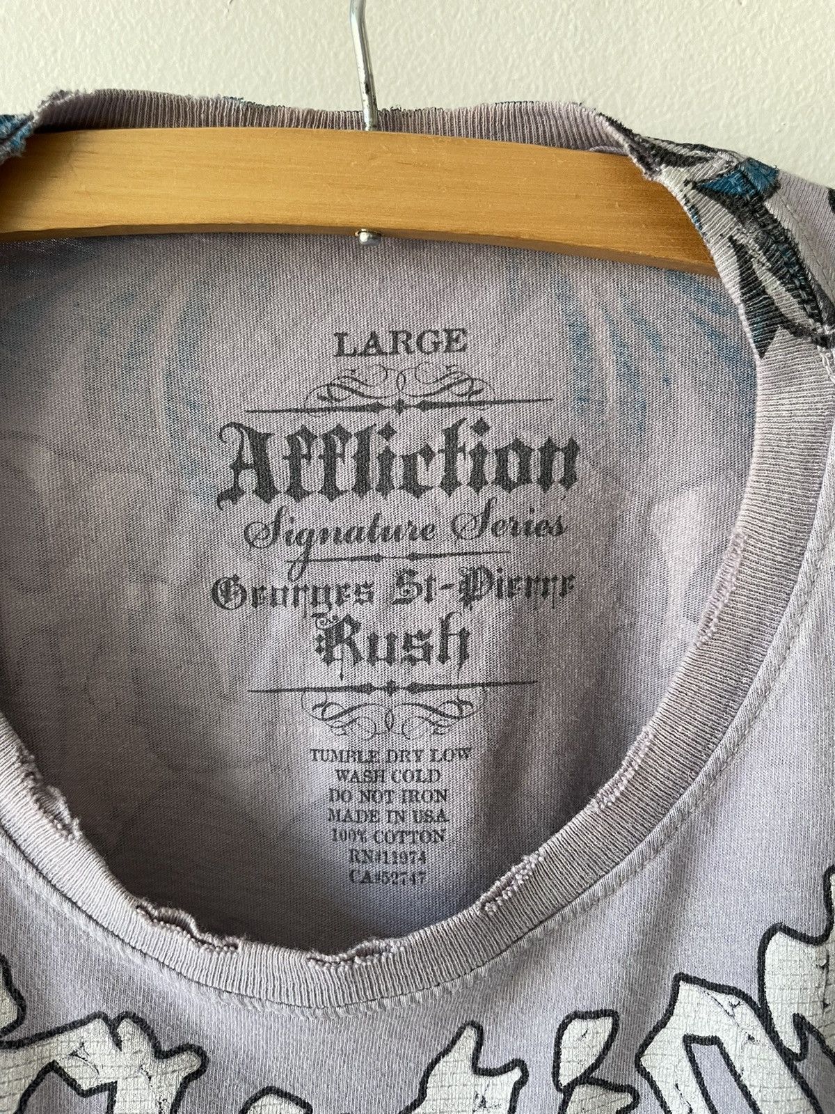 Affliction Vintage Y2K Affliction Bird Design tee Size US L / EU 52-54 / 3 - 3 Thumbnail