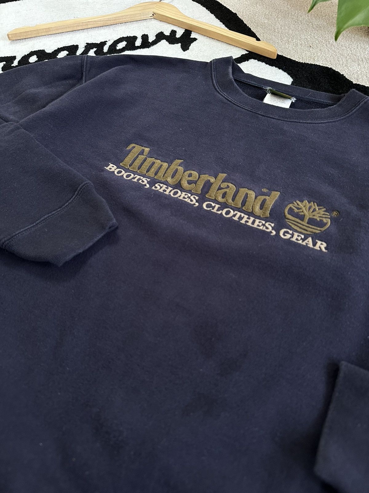 Timberland × Vintage Crazy 90s Timberland Gear Embroidered Crewneck Size US M / EU 48-50 / 2 - 3 Thumbnail
