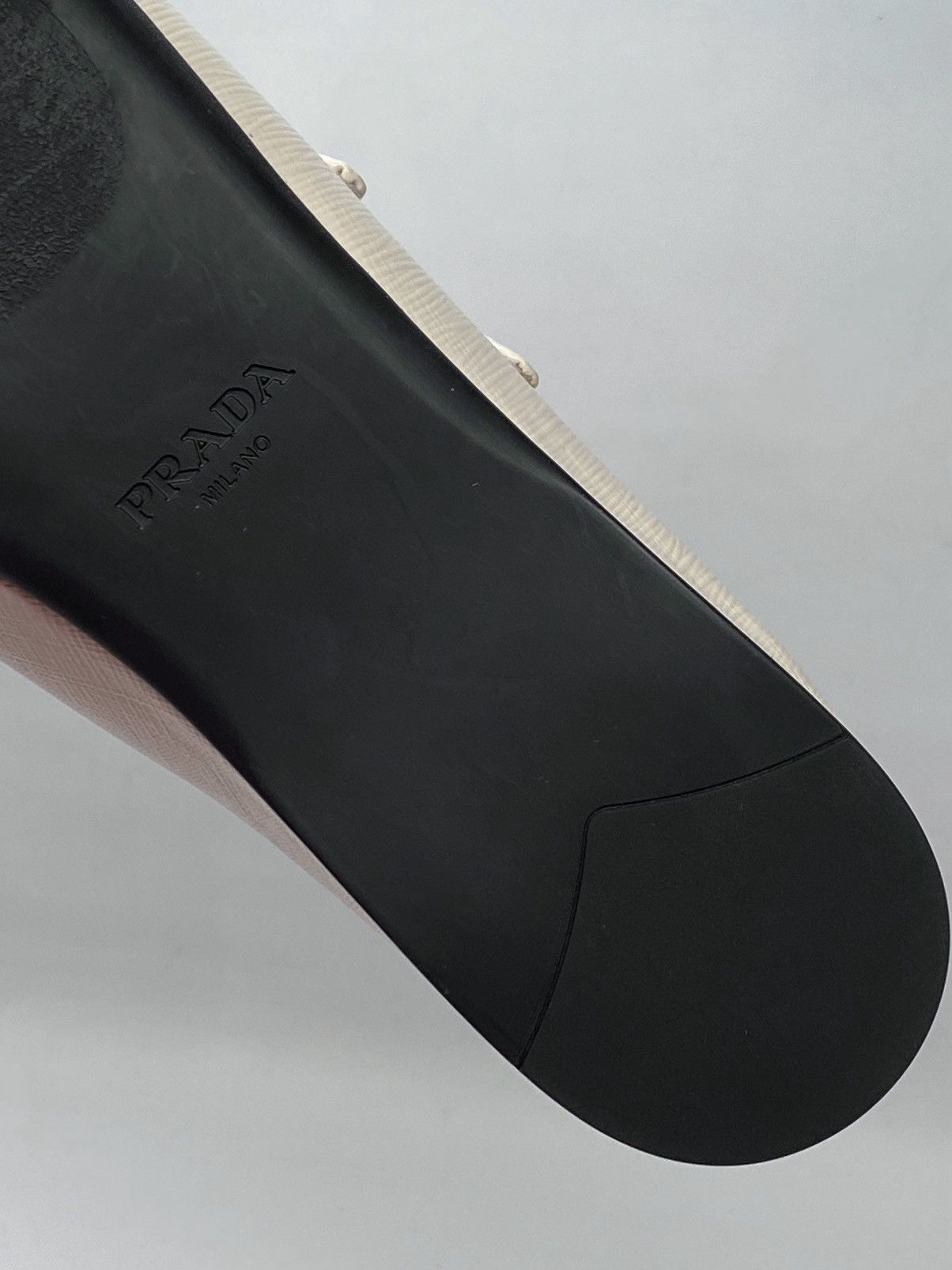 Prada Prada Leather Double-Strap Triangle Logo Ballerina Flats Size US 6 / IT 36 - 16 Thumbnail