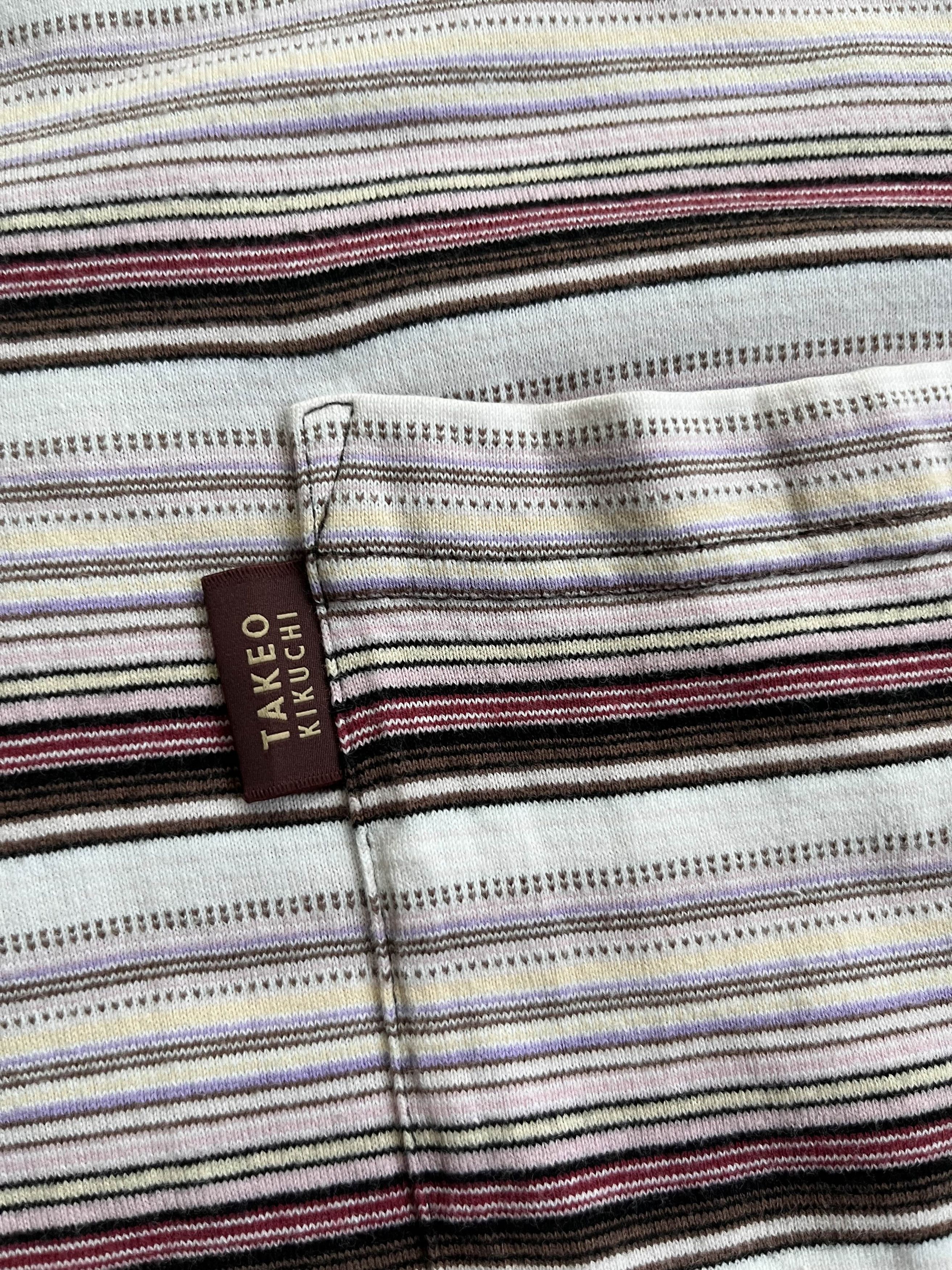 Takeo Kikuchi Gothic Japanese Y2K Takeo Kikuchi Striped Longslevee Size US S / EU 44-46 / 1 - 5 Thumbnail