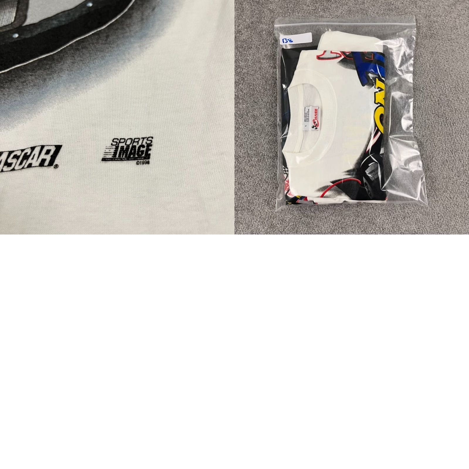 Chase Authentics VINTAGE Chase Authentics NASCAR T-Shirt Men Large White 90s Retro Monte Carlo Graphic Size US L / EU 52-54 / 3 - 8 Thumbnail