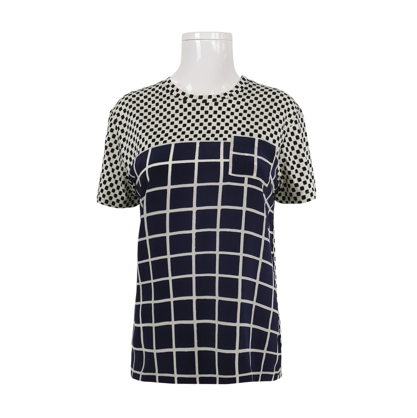 Prada Prada Color Block Short Sleeve T-Shirt 0089 Size XL / US 12-14 / IT 48-50 - 1 Thumbnail