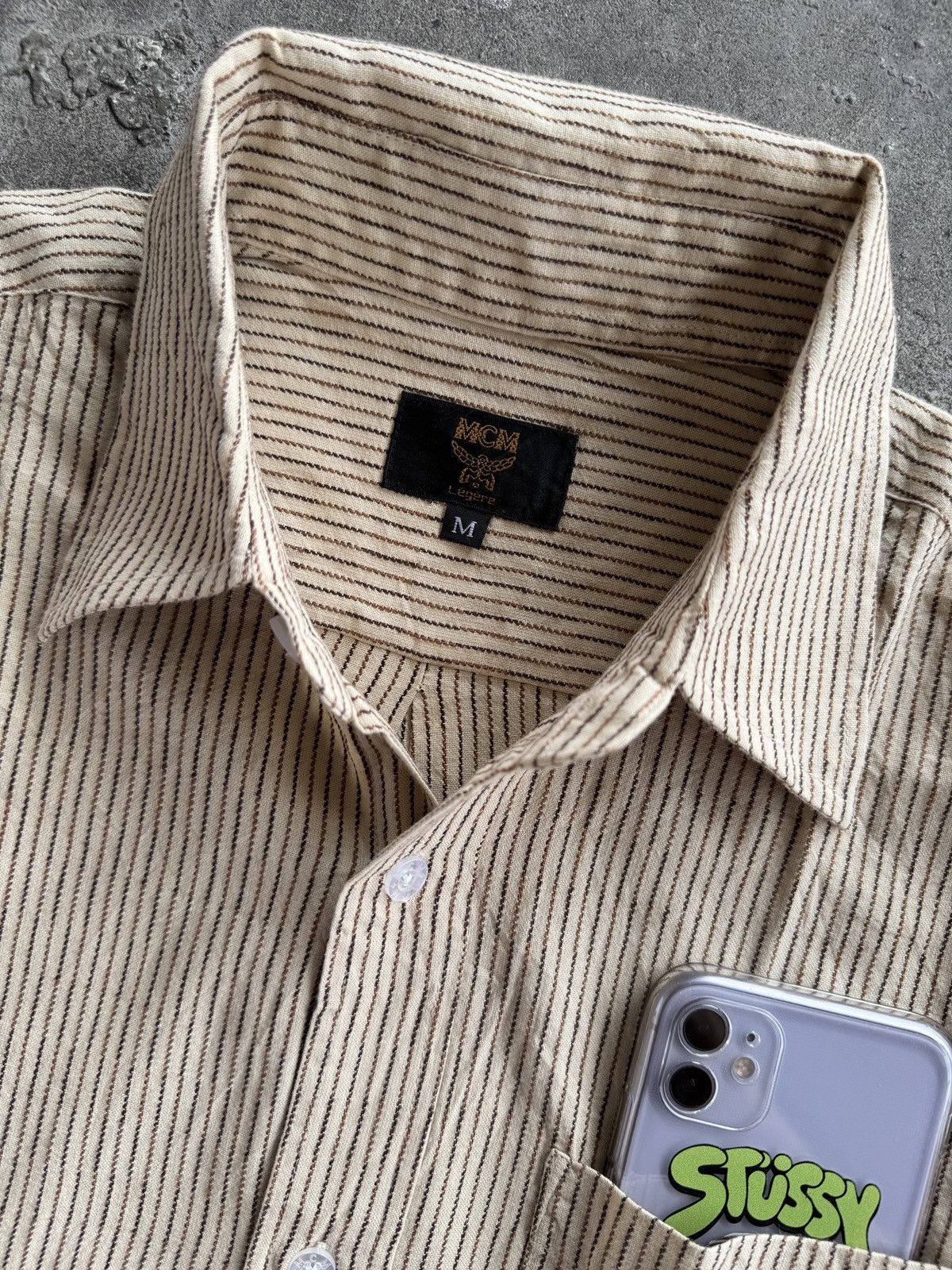 Other Rare Vintage MCM Legere Button Shirt Size US M / EU 48-50 / 2 - 6 Thumbnail