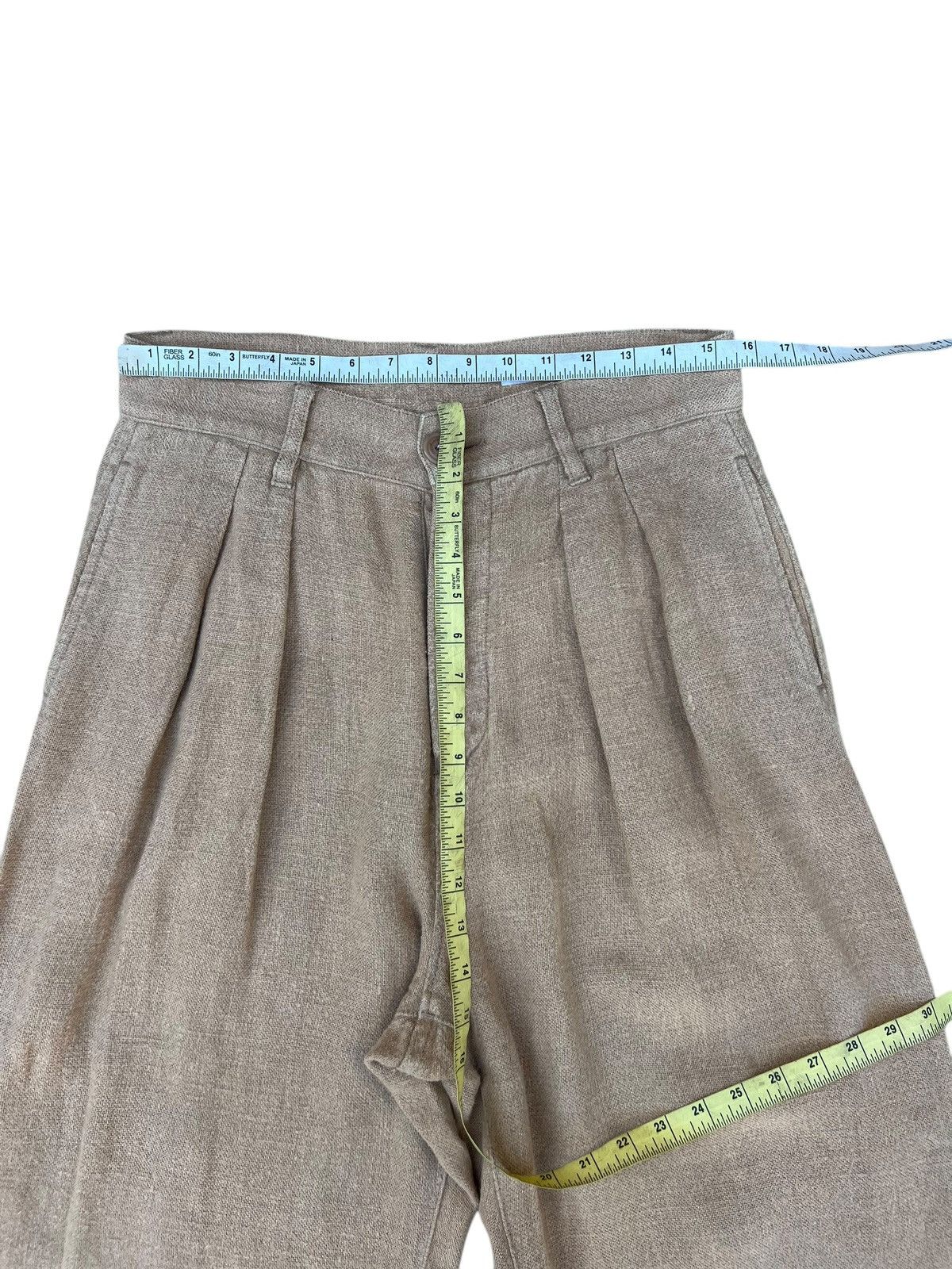 Issey Miyake Issey Miyake Sunaokuwahara Wide Loose Linen Trouser Pant Size US 30 / EU 46 - 4 Thumbnail
