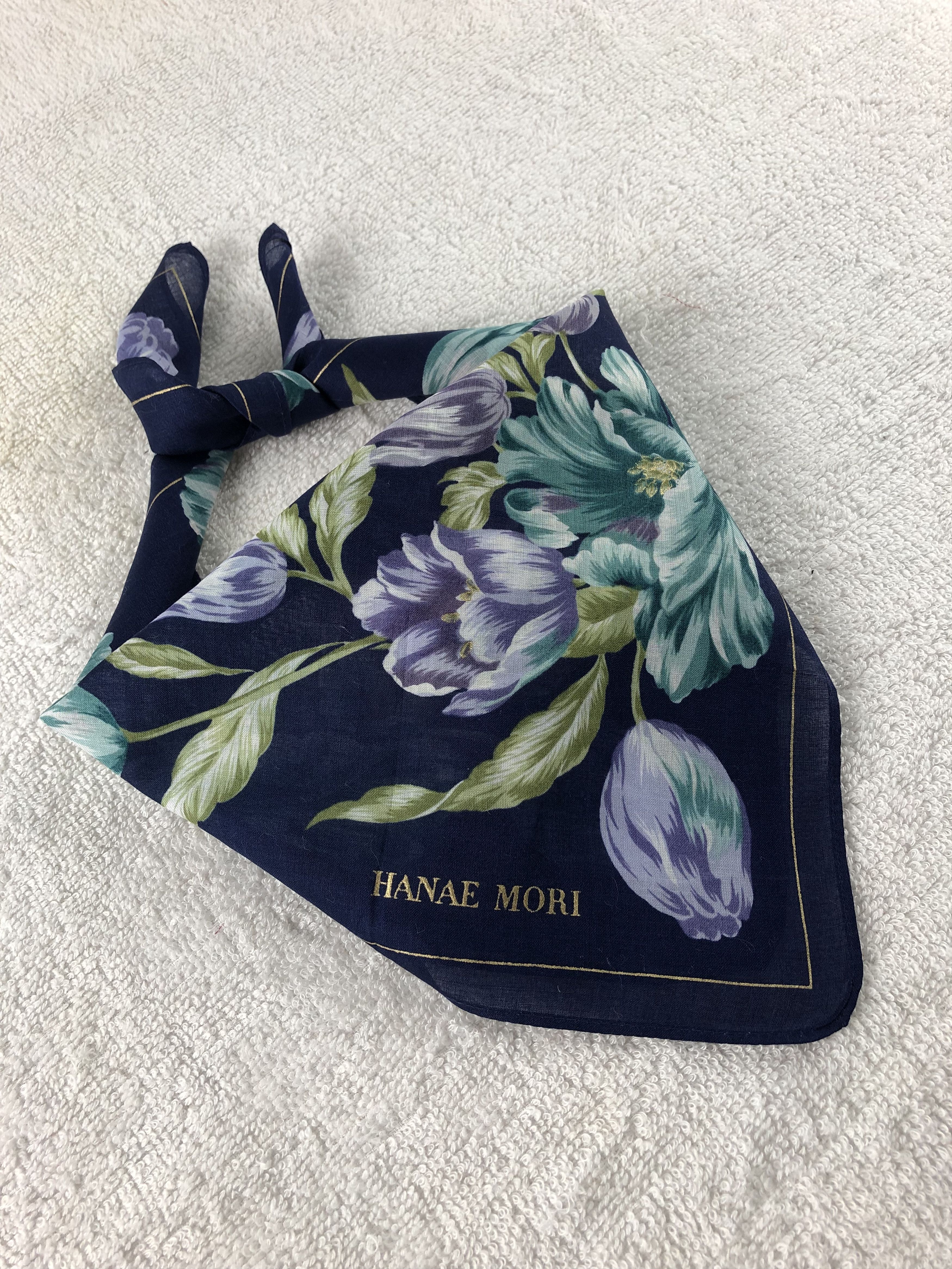 Hanae Mori × Japanese Brand × Vintage Hanae Mori Handkerchief / Bandana / Neckerchief Size ONE SIZE - 2 Thumbnail