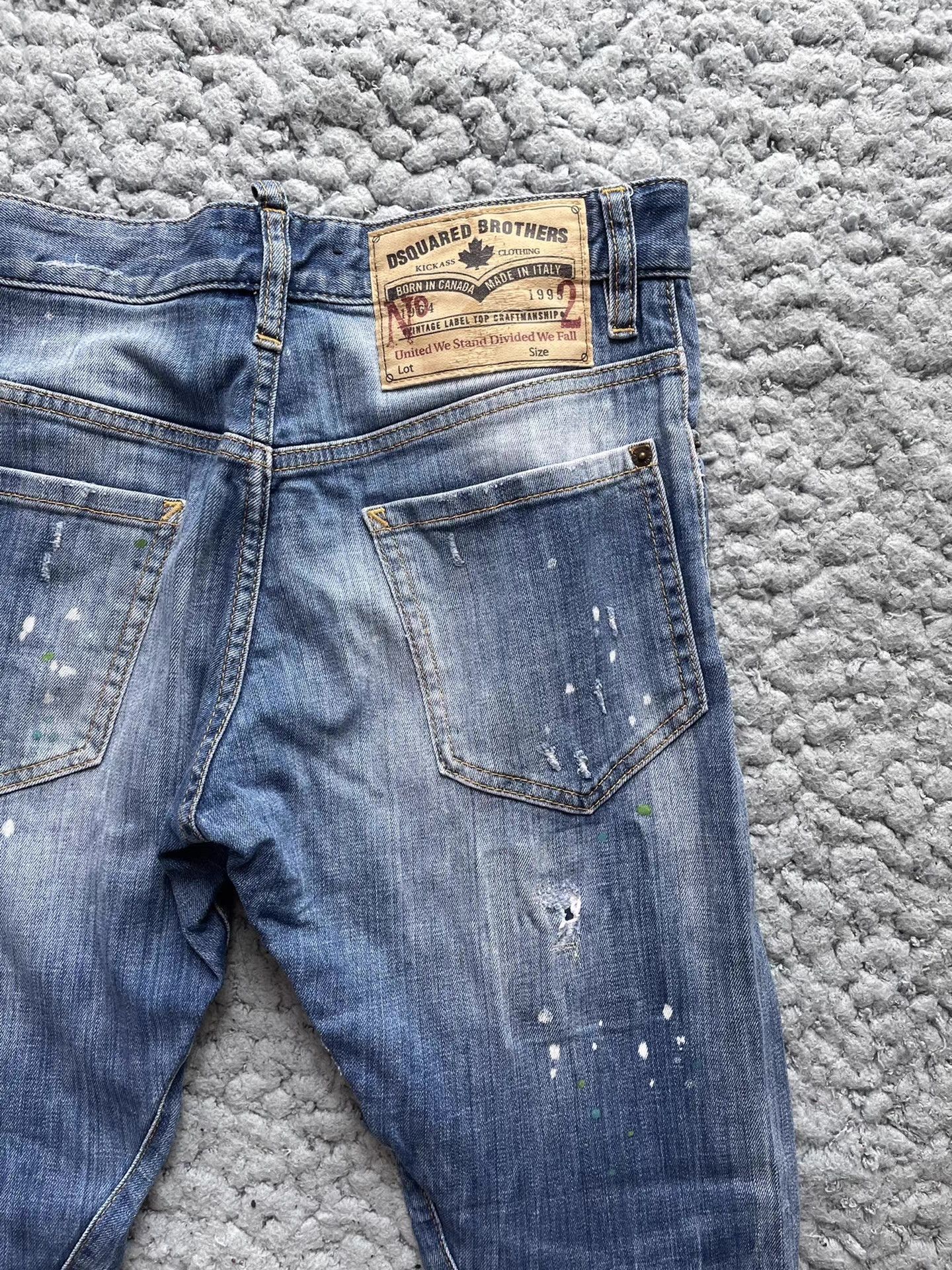 Dsquared2 DSquared2 D2 Men's Jeans Size US 34 / EU 50 - 4 Thumbnail
