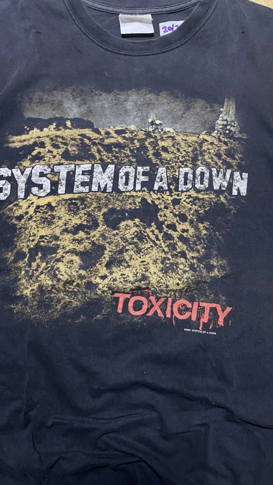 Band Tees System Of A Down - Toxicity Band Tee Size US M / EU 48-50 / 2 - 3 Thumbnail